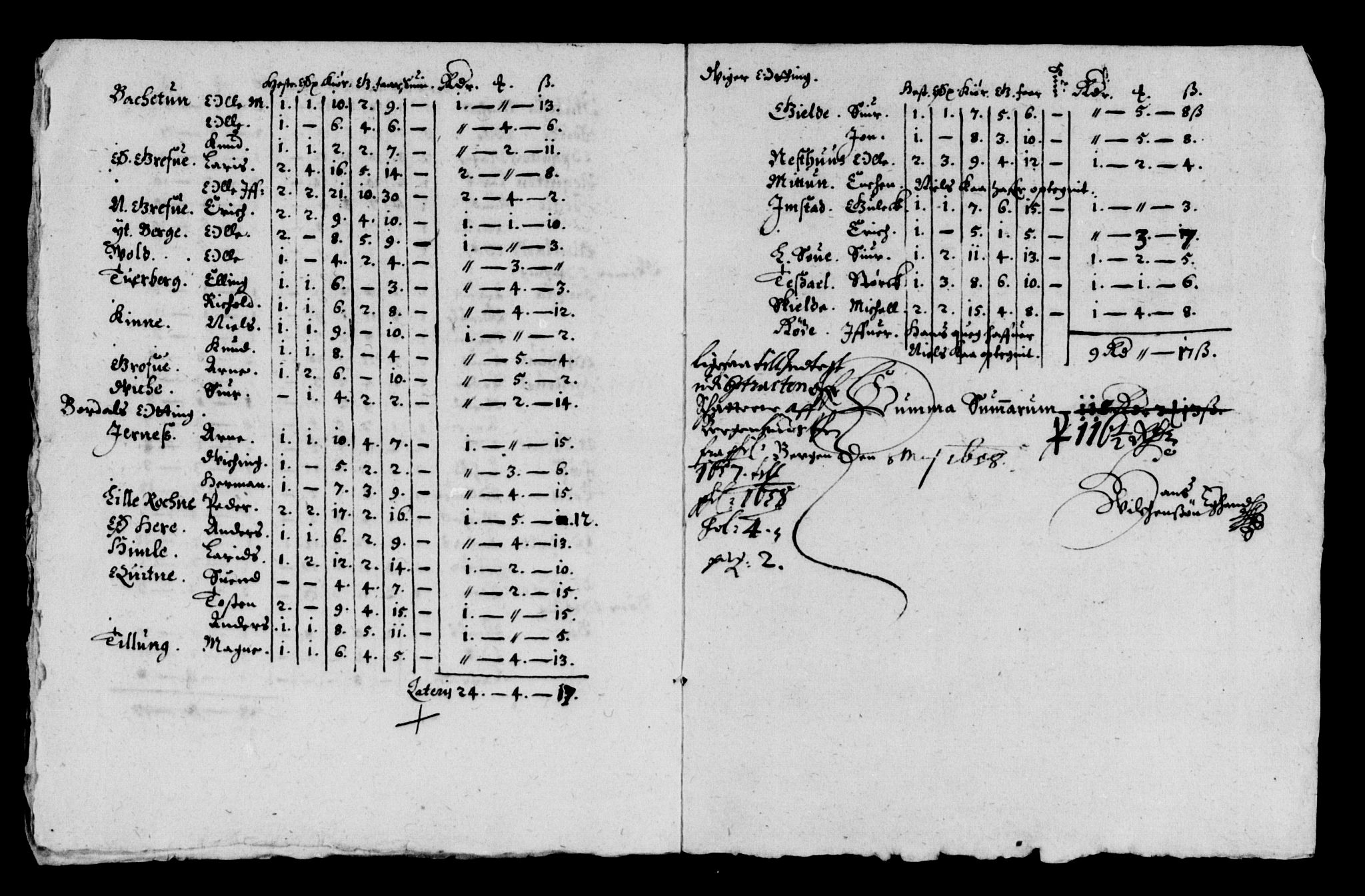 Rentekammeret inntil 1814, Reviderte regnskaper, Lensregnskaper, AV/RA-EA-5023/R/Rb/Rbt/L0140: Bergenhus len, 1657-1658