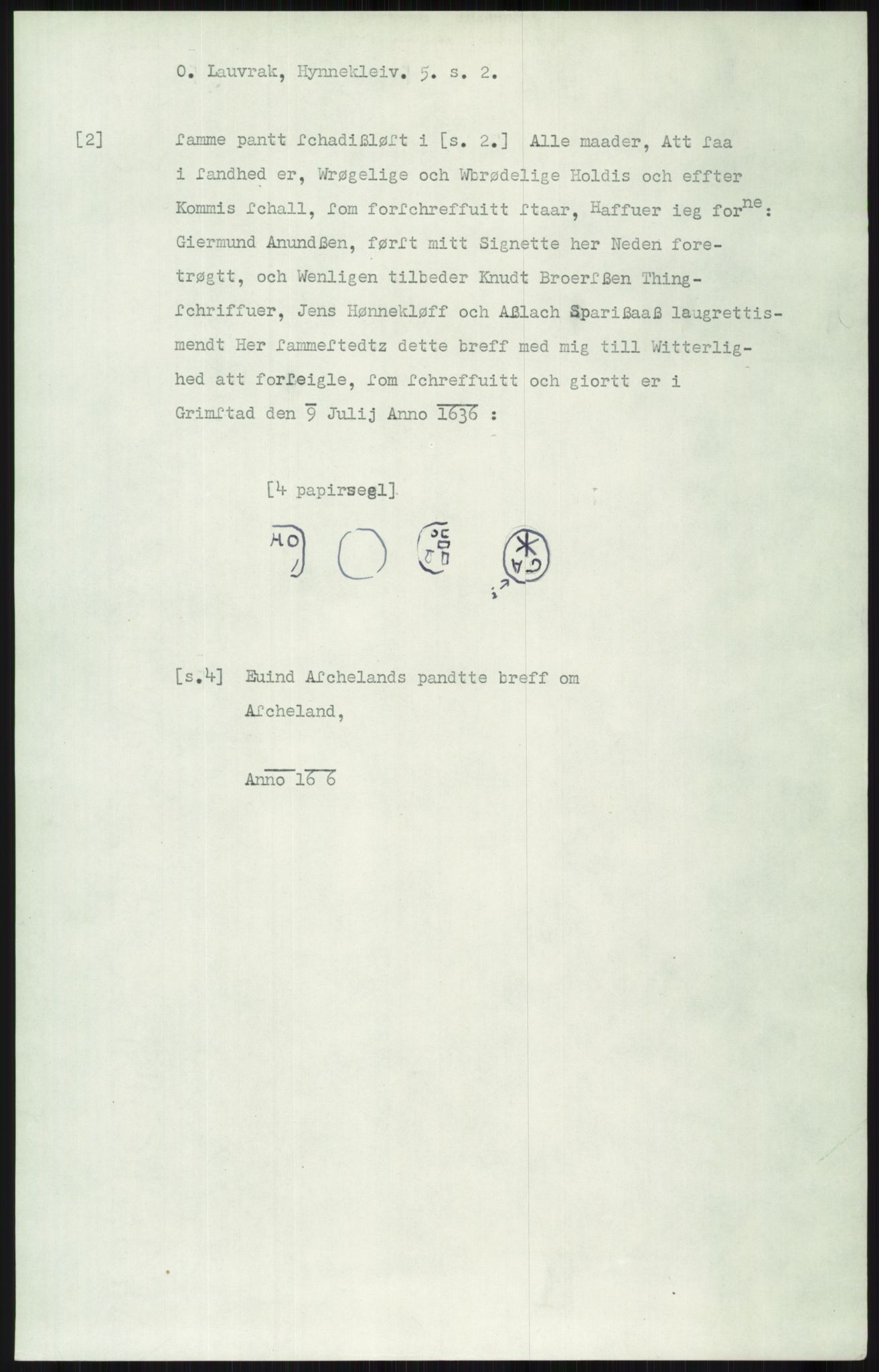 Samlinger til kildeutgivelse, Diplomavskriftsamlingen, AV/RA-EA-4053/H/Ha, p. 3096