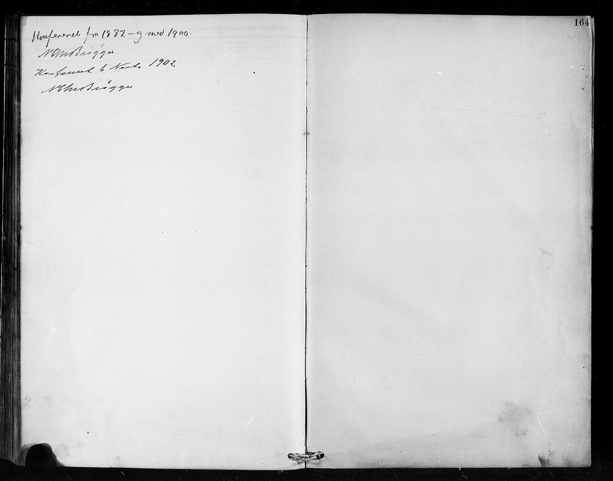 Hafslo sokneprestembete, SAB/A-80301/H/Hab/Habc/L0001: Parish register (copy) no. C 1, 1882-1908, p. 164