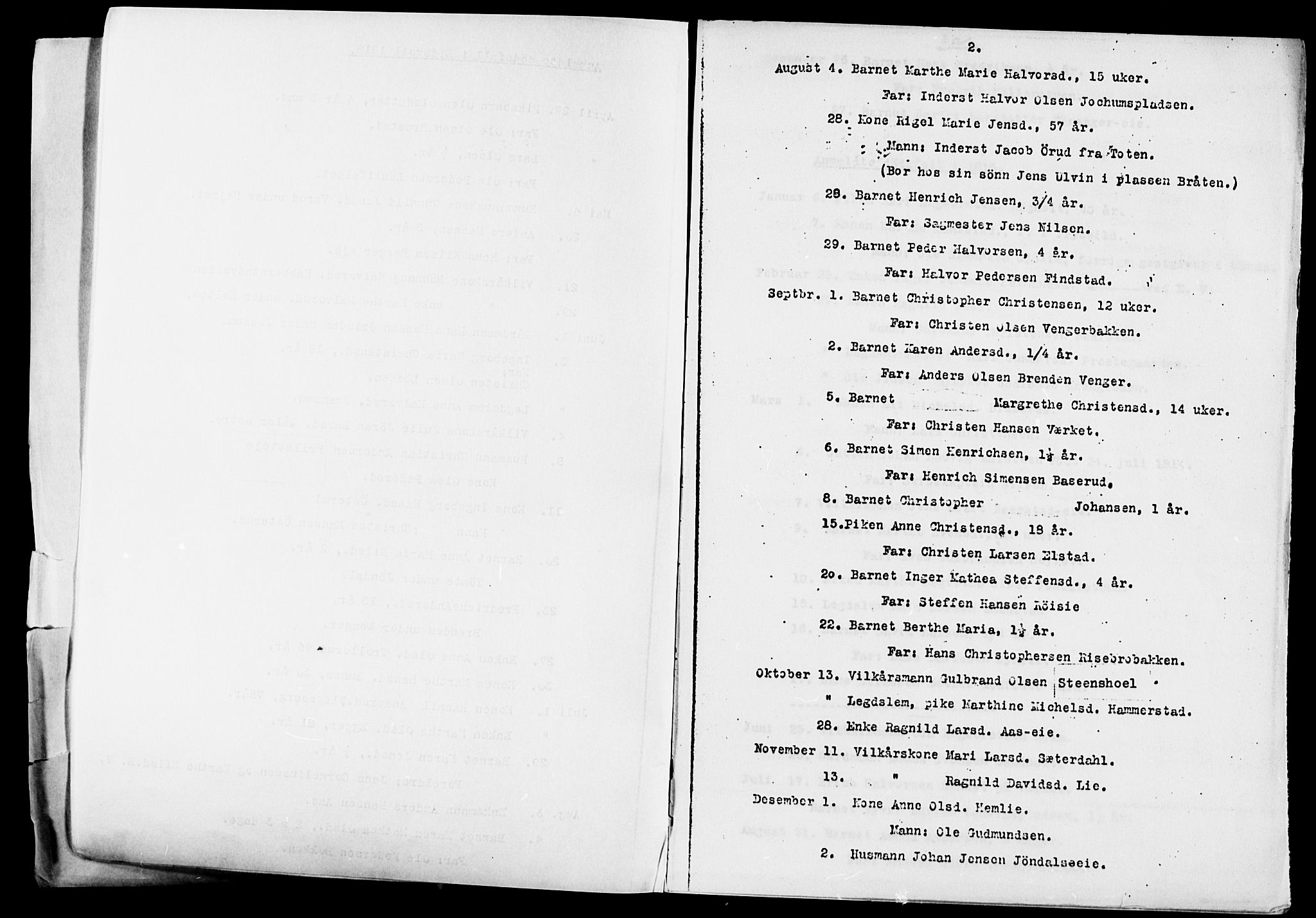 Eidsvoll prestekontor Kirkebøker, SAO/A-10888/O/Oa/L0005: Other parish register no. 5, 1815-1865, p. 2