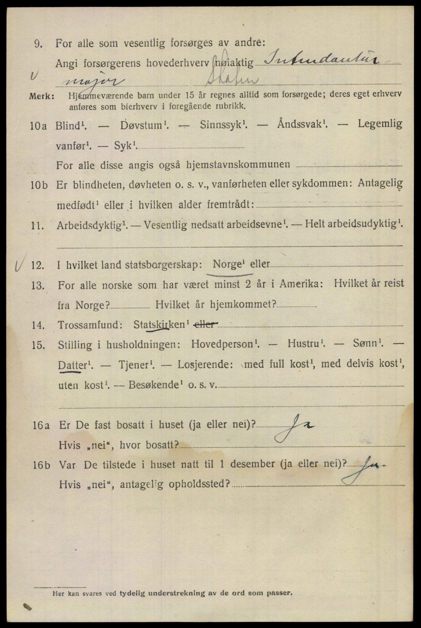 SAO, 1920 census for Kristiania, 1920, p. 438118