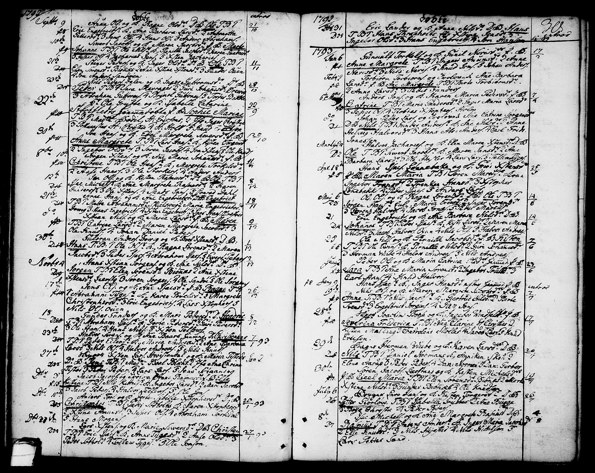 Brevik kirkebøker, SAKO/A-255/F/Fa/L0003: Parish register (official) no. 3, 1764-1814, p. 30