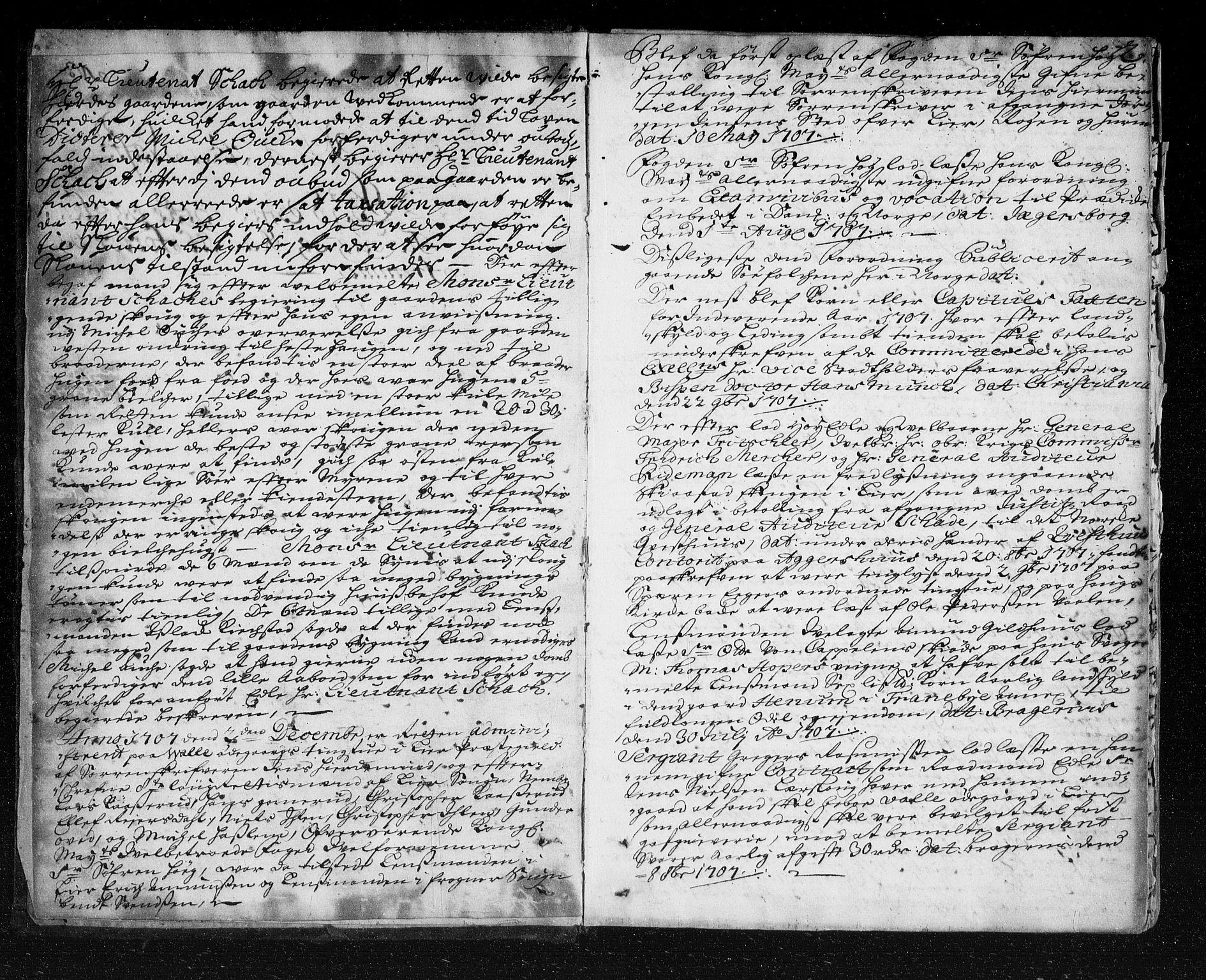 Lier, Røyken og Hurum sorenskriveri, SAKO/A-89/F/Fa/L0042: Tingbok, 1707-1712, p. 2
