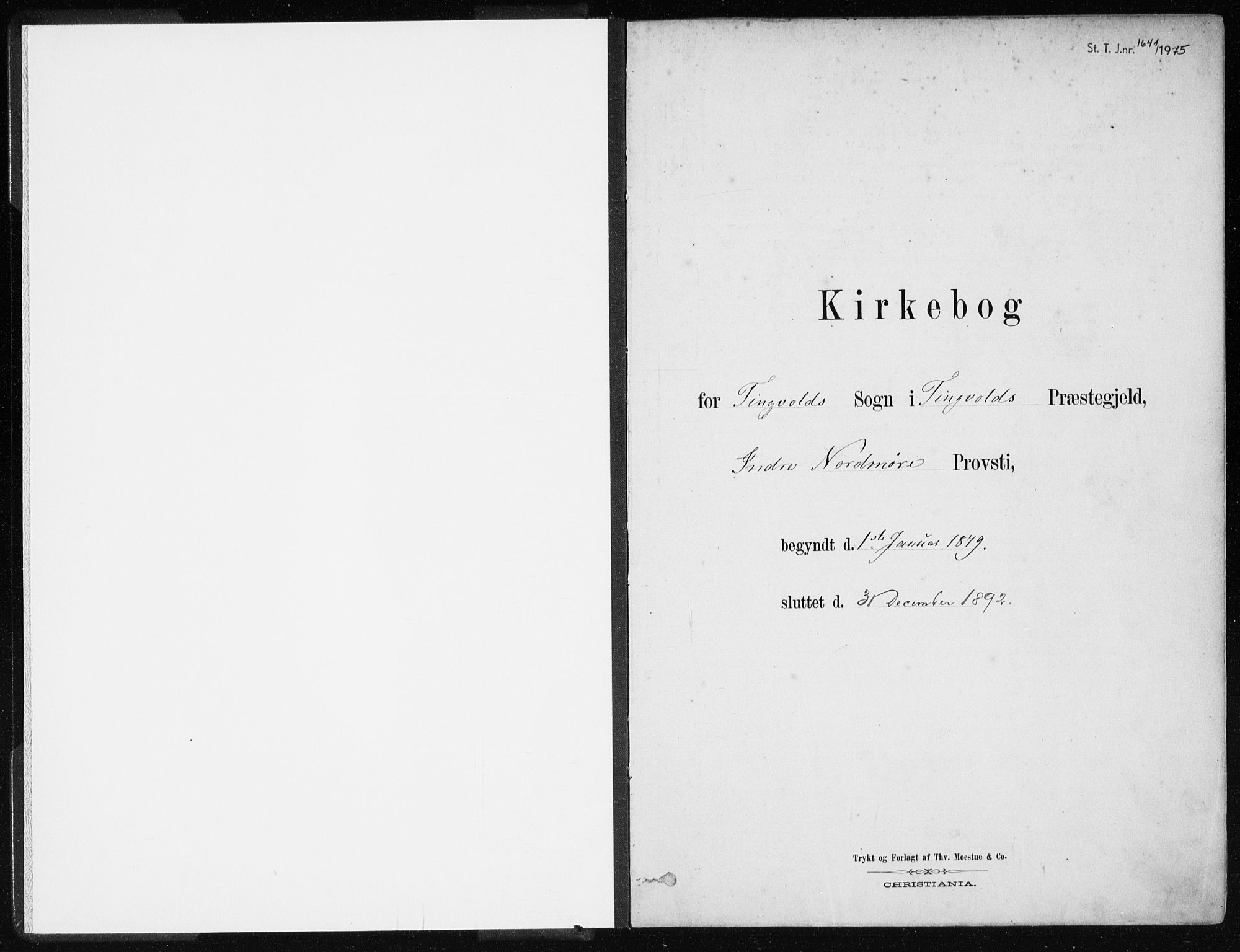 Ministerialprotokoller, klokkerbøker og fødselsregistre - Møre og Romsdal, SAT/A-1454/586/L0987: Parish register (official) no. 586A13, 1879-1892