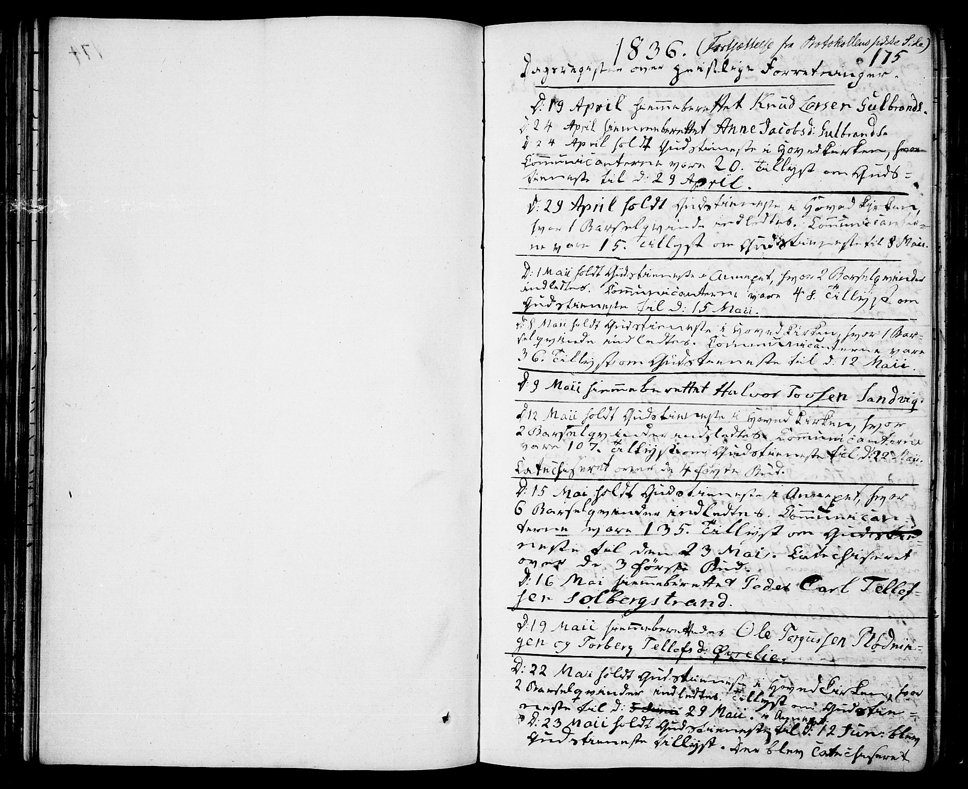 Drangedal kirkebøker, SAKO/A-258/F/Fa/L0006: Parish register (official) no. 6, 1831-1837, p. 175