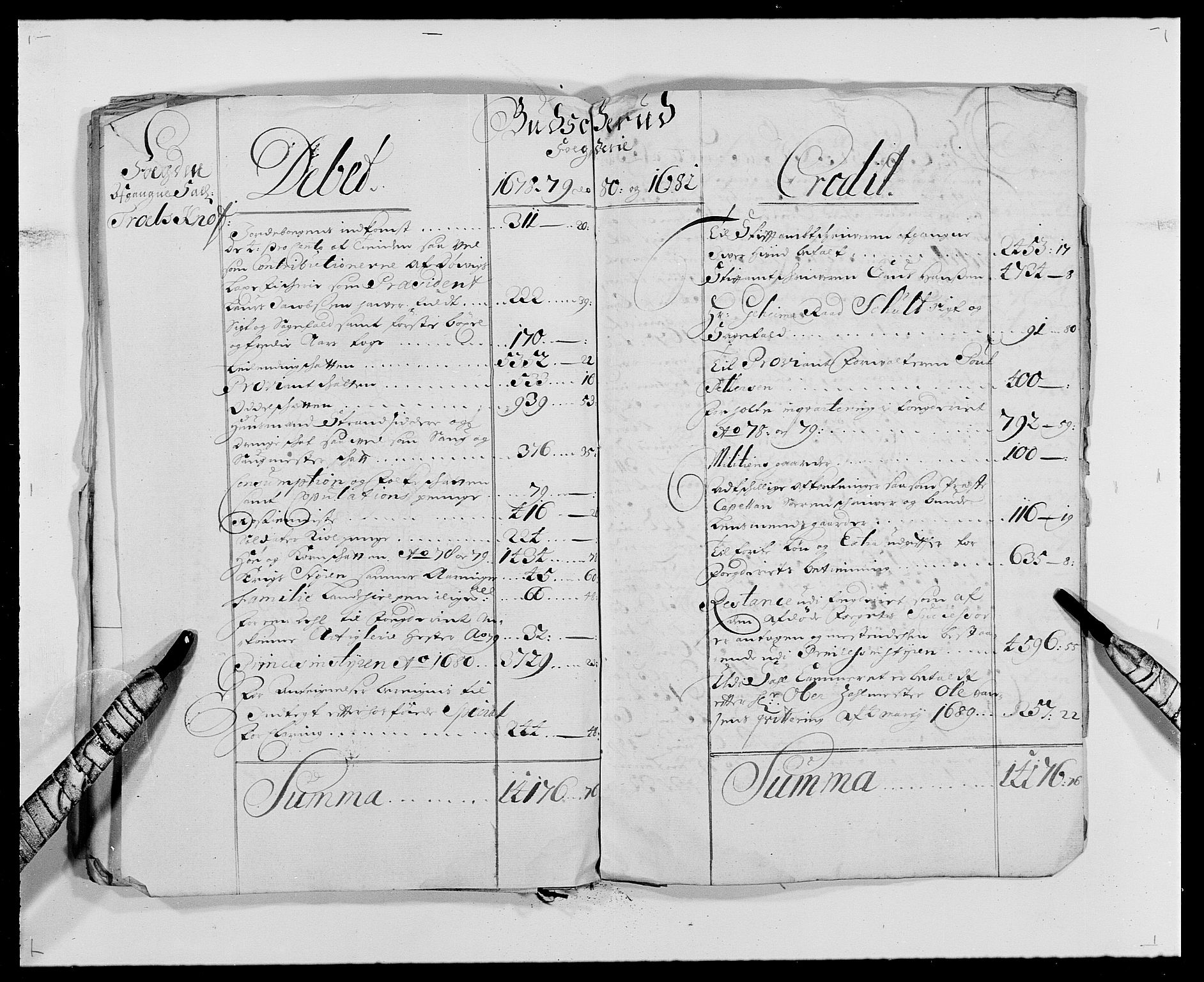 Rentekammeret inntil 1814, Reviderte regnskaper, Fogderegnskap, AV/RA-EA-4092/R25/L1675: Fogderegnskap Buskerud, 1678-1681, p. 421