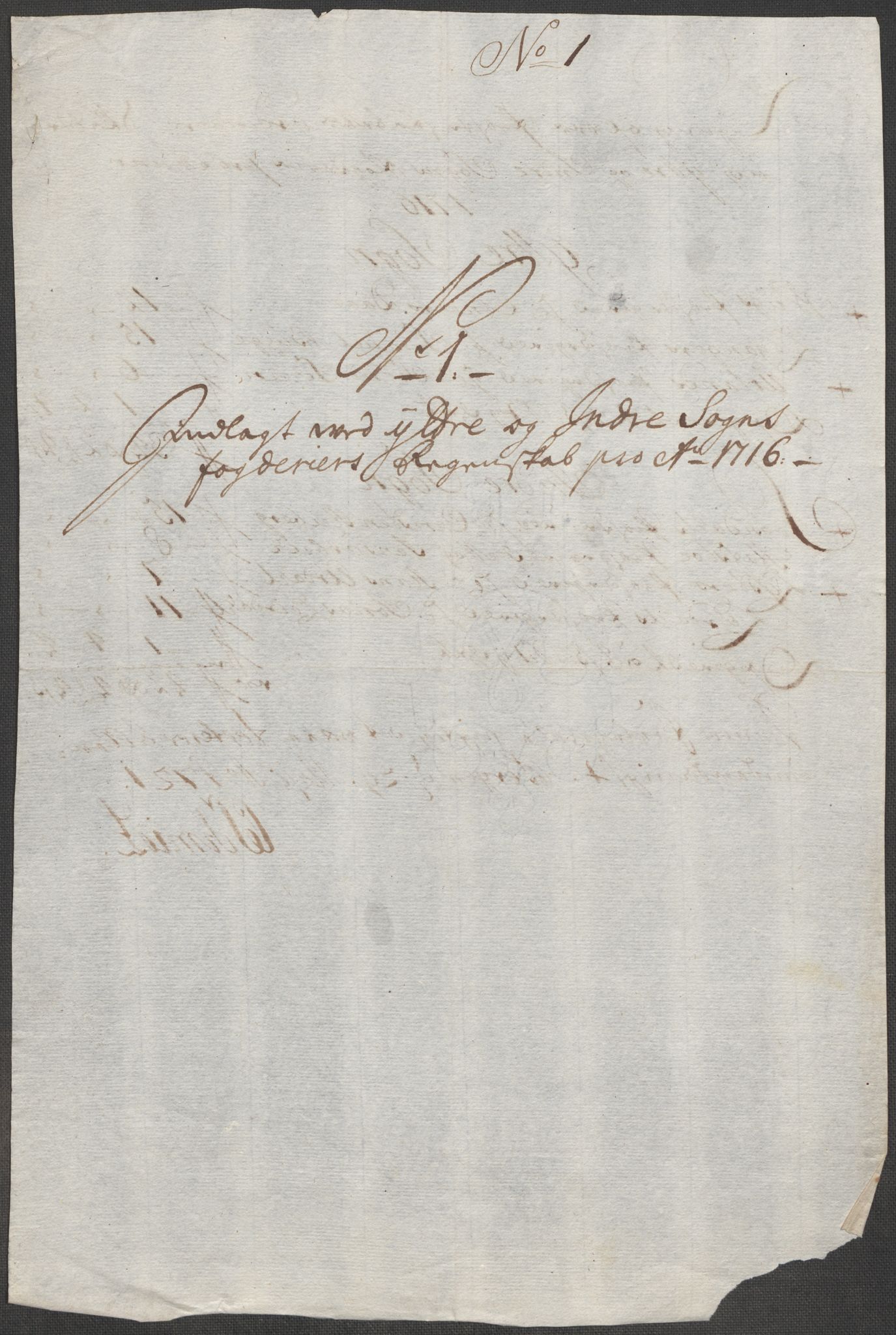 Rentekammeret inntil 1814, Reviderte regnskaper, Fogderegnskap, AV/RA-EA-4092/R52/L3320: Fogderegnskap Sogn, 1715-1716, p. 381