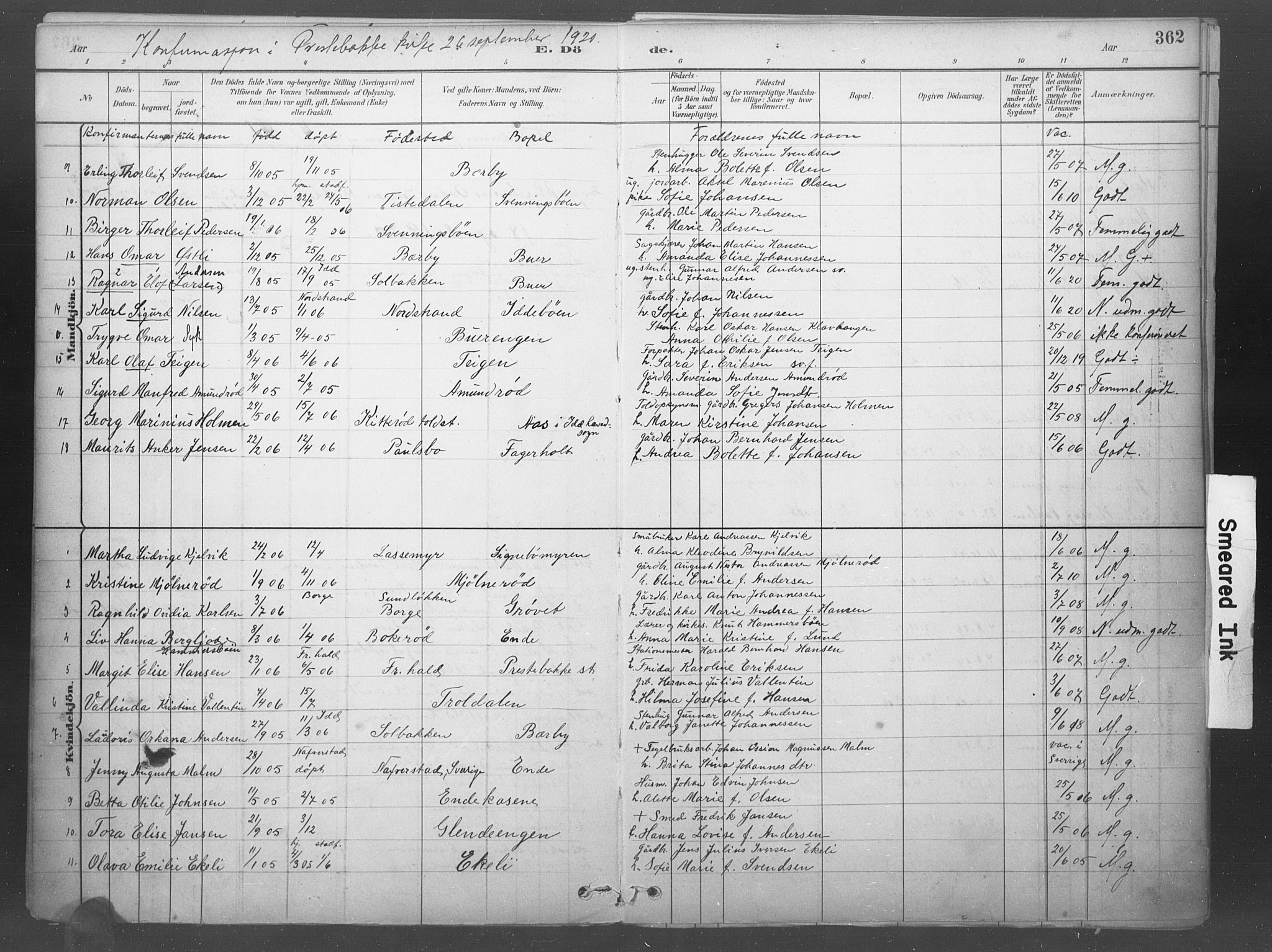 Idd prestekontor Kirkebøker, SAO/A-10911/F/Fb/L0002: Parish register (official) no. II 2, 1882-1923, p. 362