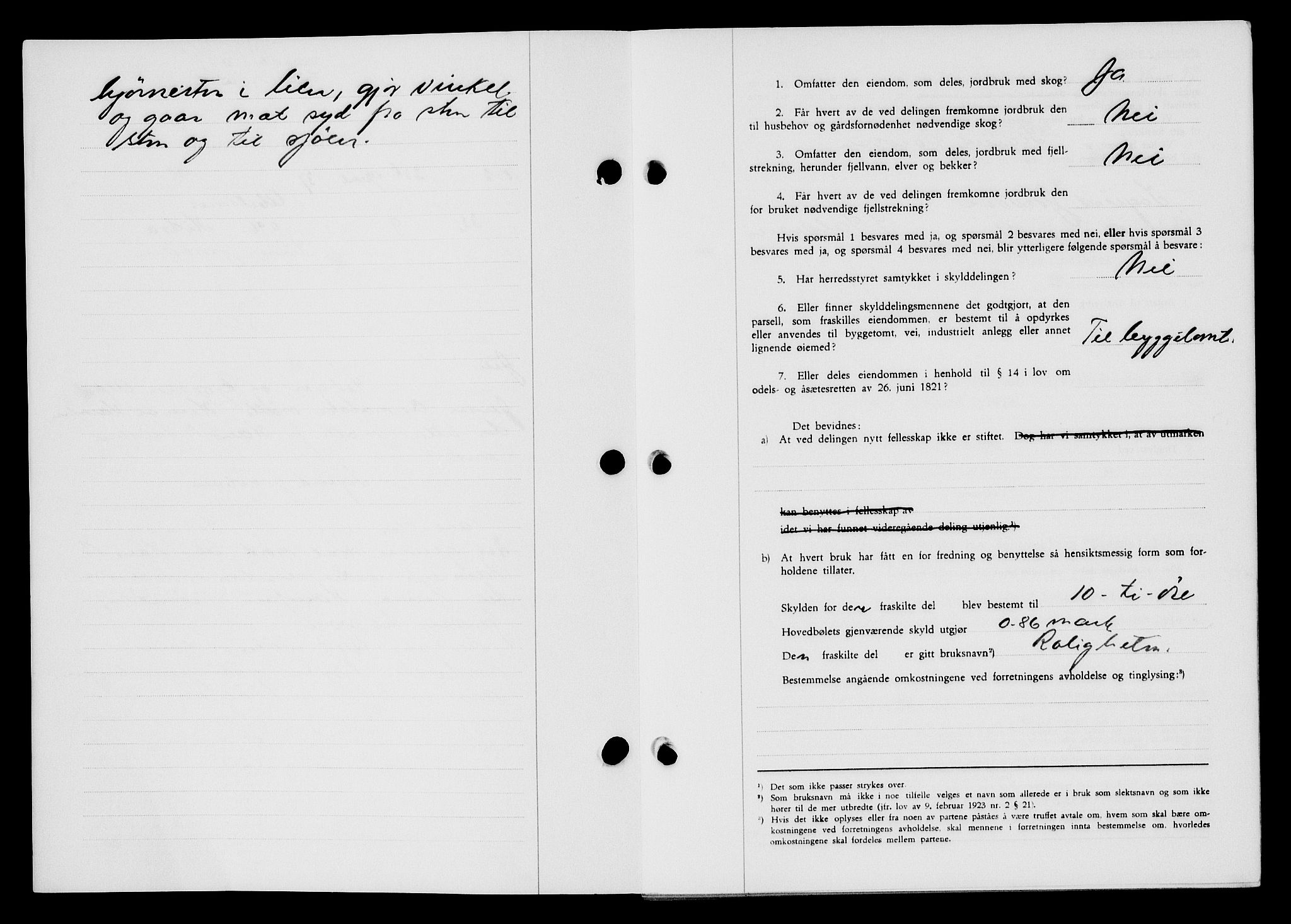 Flekkefjord sorenskriveri, SAK/1221-0001/G/Gb/Gba/L0053: Mortgage book no. A-1, 1936-1937, Diary no: : 237/1937