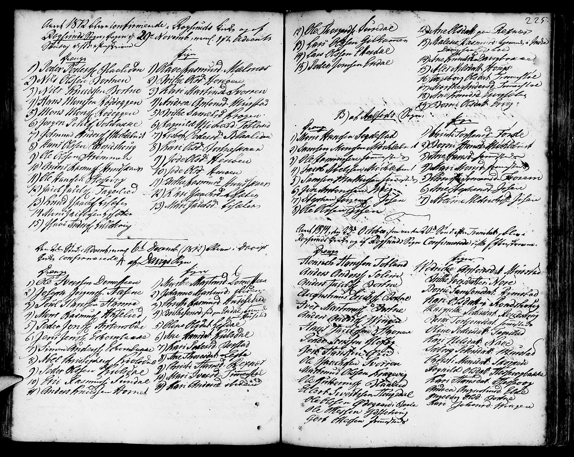 Davik sokneprestembete, SAB/A-79701/H/Haa/Haaa/L0002: Parish register (official) no. A 2, 1742-1816, p. 225