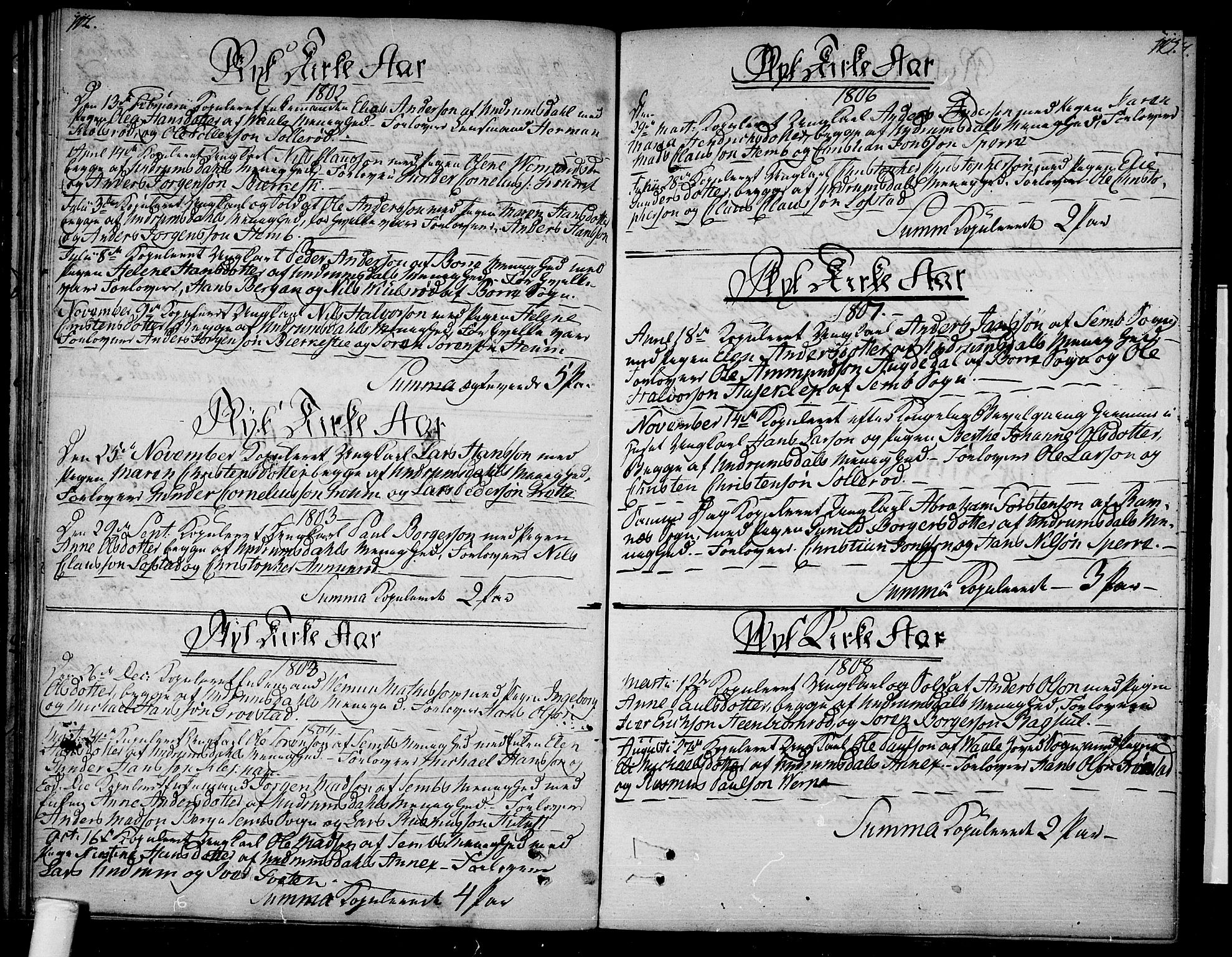 Våle kirkebøker, SAKO/A-334/F/Fb/L0001: Parish register (official) no. II 1, 1774-1814, p. 112-113