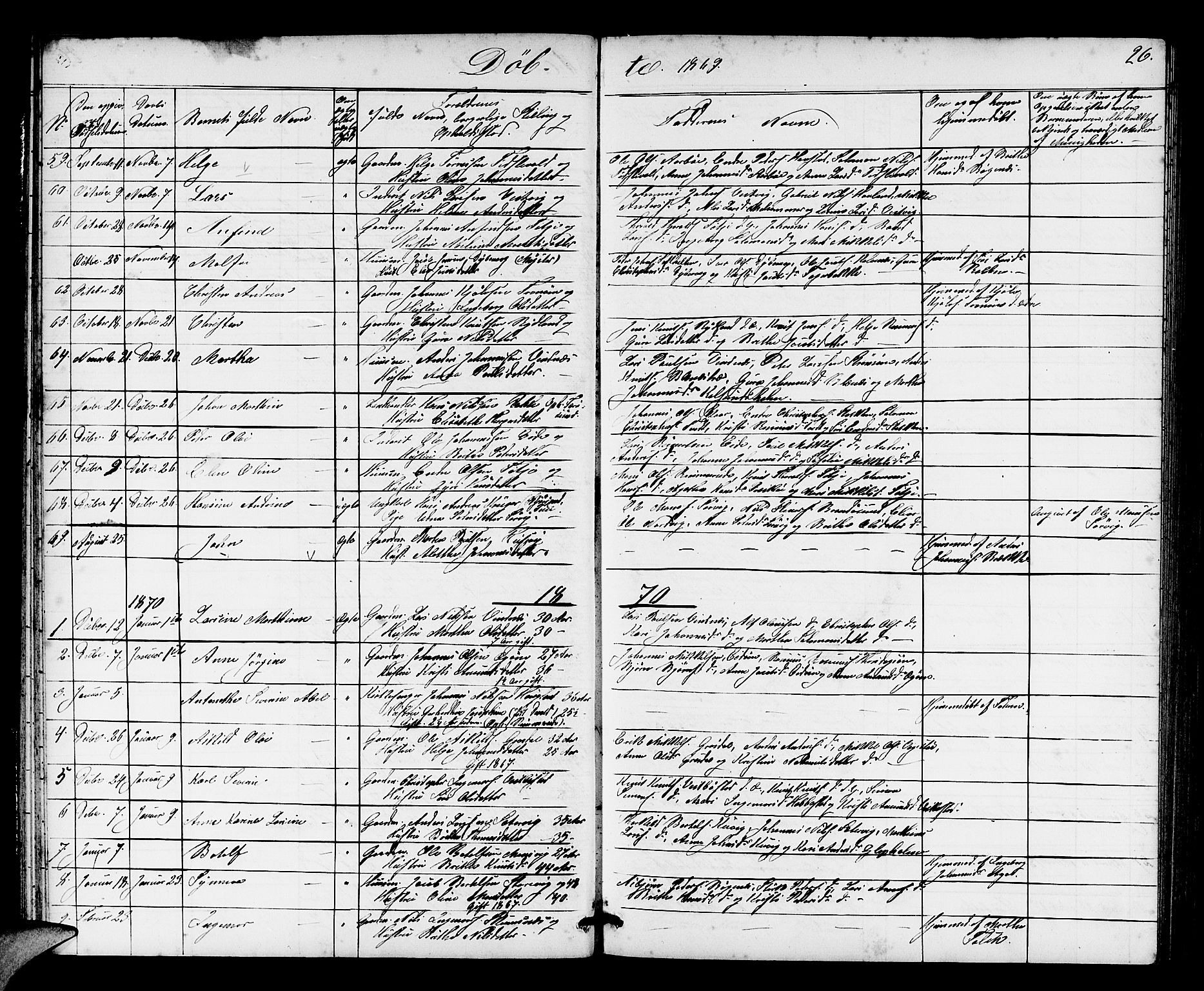 Fitjar sokneprestembete, SAB/A-99926: Parish register (copy) no. A 1, 1864-1886, p. 26