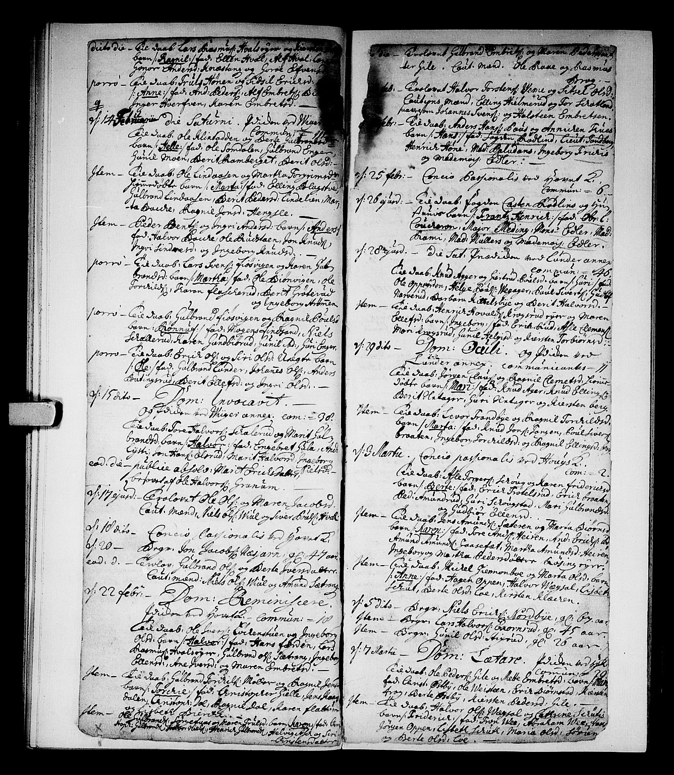 Norderhov kirkebøker, SAKO/A-237/F/Fa/L0002b: Parish register (official) no. 2B, 1726-1739, p. 320-321