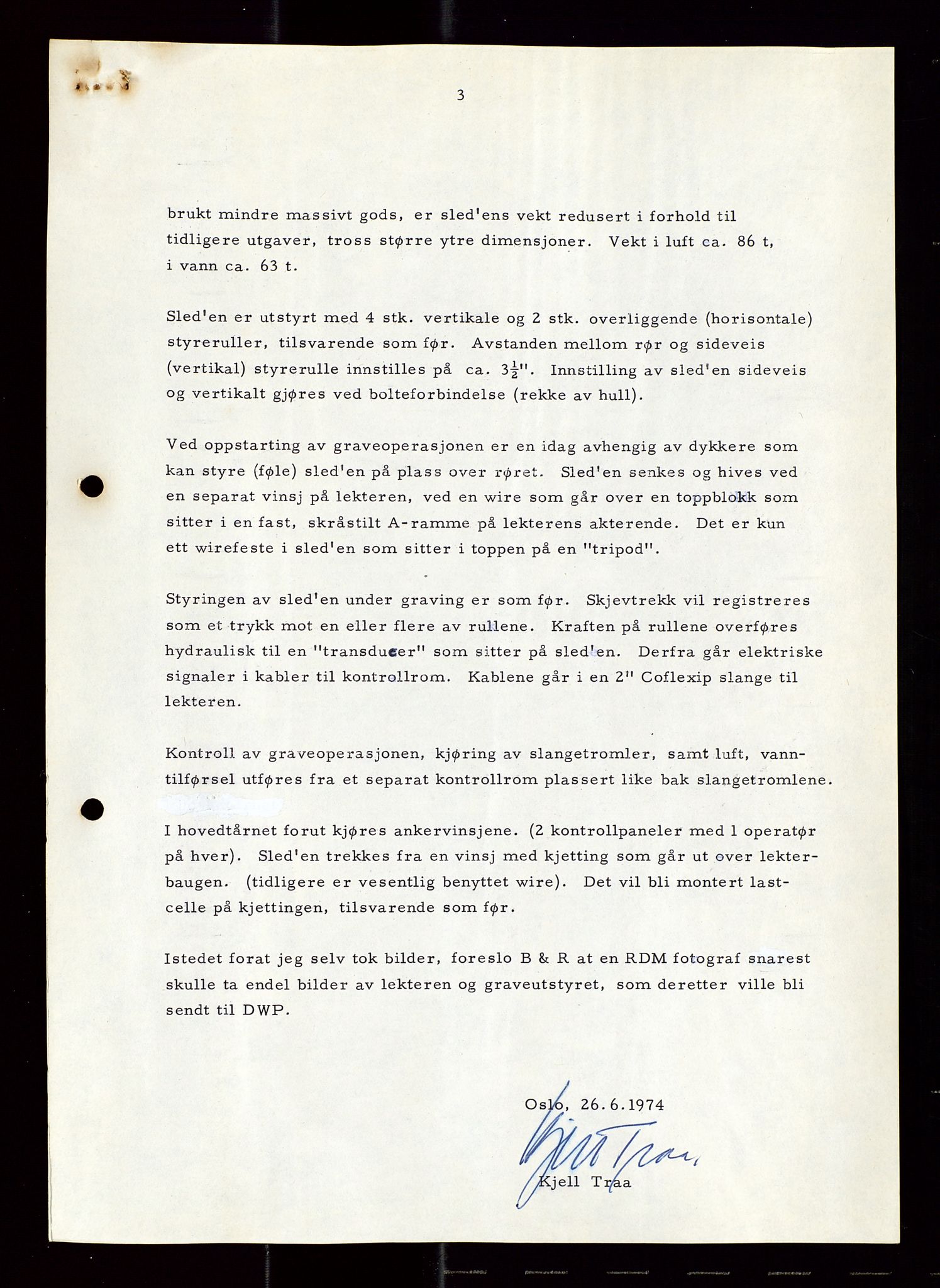 Industridepartementet, Oljekontoret, AV/SAST-A-101348/Di/L0004: DWP, møter, komite`møter, 761 forskning/teknologi, 1972-1975, p. 464