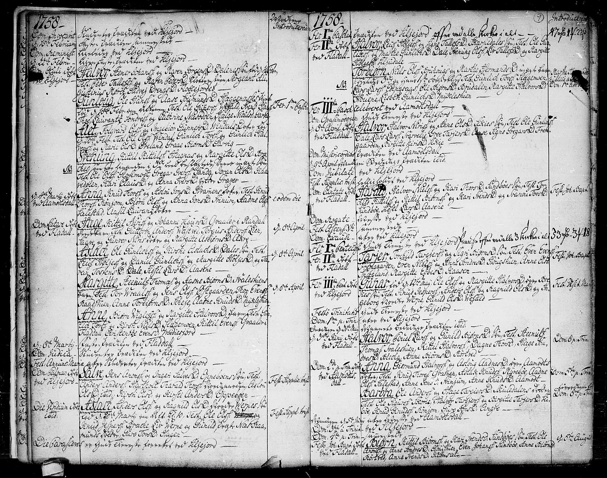 Seljord kirkebøker, SAKO/A-20/F/Fa/L0007: Parish register (official) no. I 7, 1755-1800, p. 9