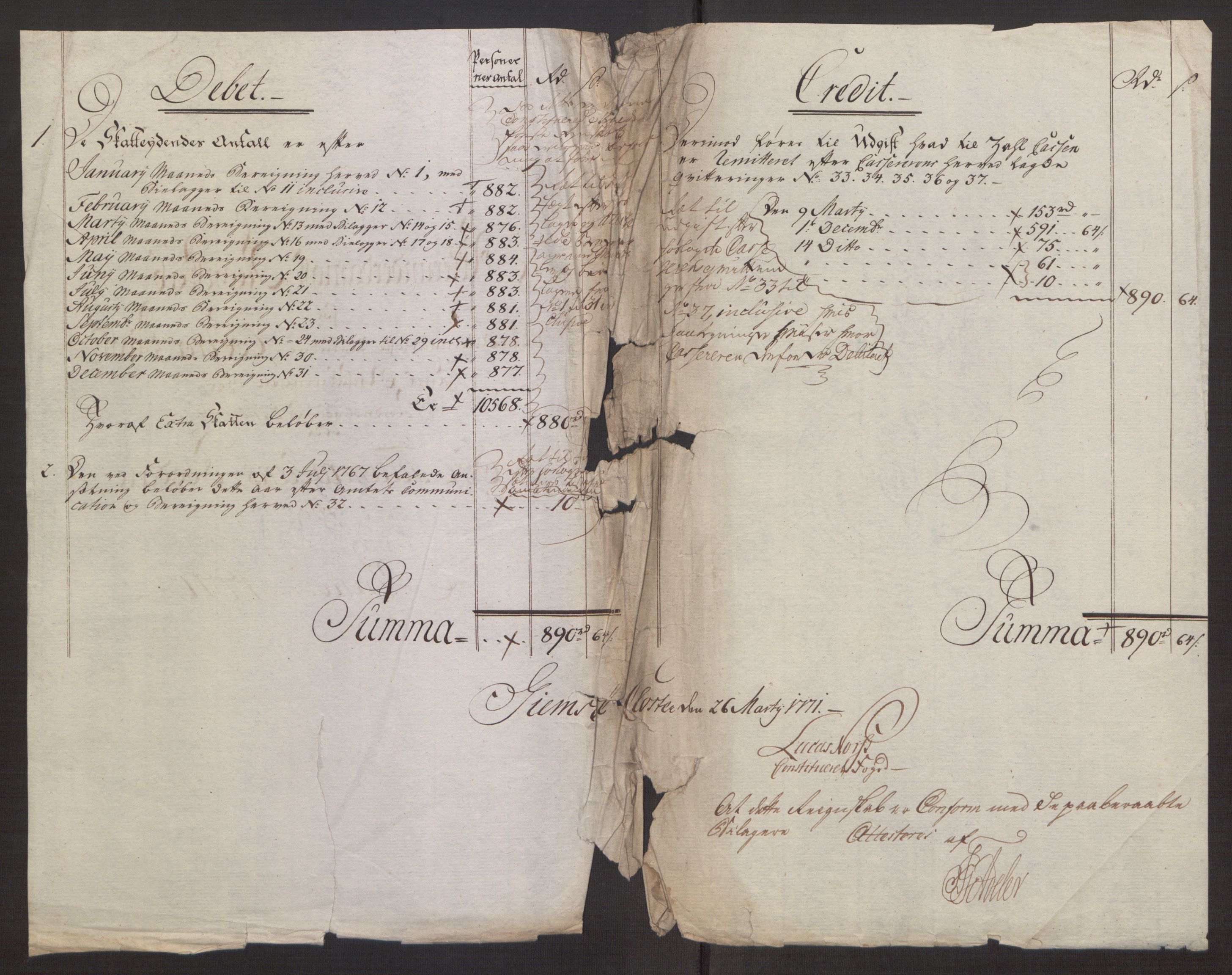 Rentekammeret inntil 1814, Reviderte regnskaper, Fogderegnskap, RA/EA-4092/R38/L2293: Ekstraskatten Øvre Telemark, 1762-1770, p. 419