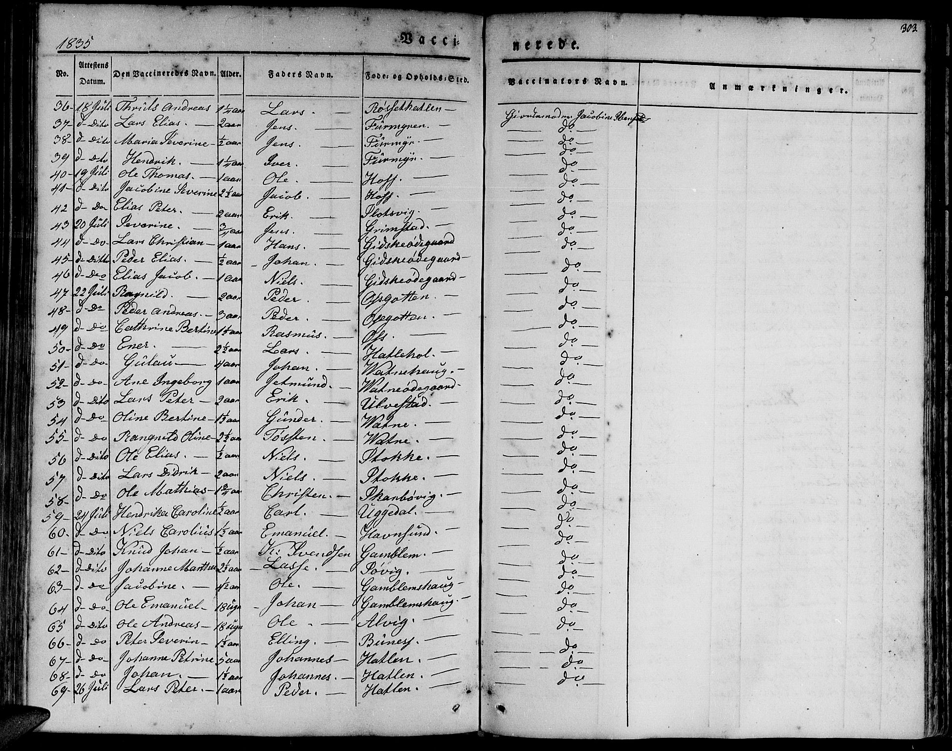 Ministerialprotokoller, klokkerbøker og fødselsregistre - Møre og Romsdal, SAT/A-1454/528/L0395: Parish register (official) no. 528A06, 1828-1839, p. 303
