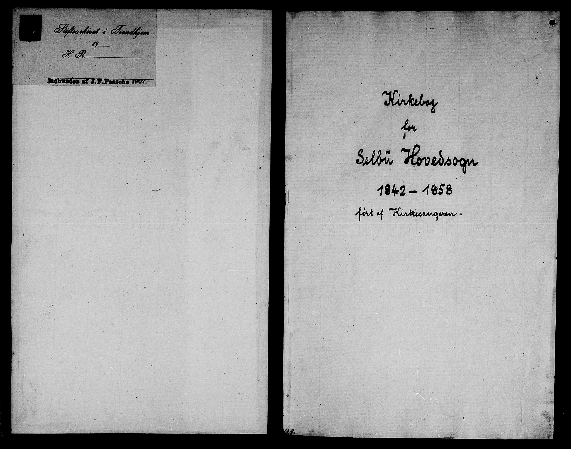 Ministerialprotokoller, klokkerbøker og fødselsregistre - Sør-Trøndelag, SAT/A-1456/695/L1154: Parish register (copy) no. 695C05, 1842-1858