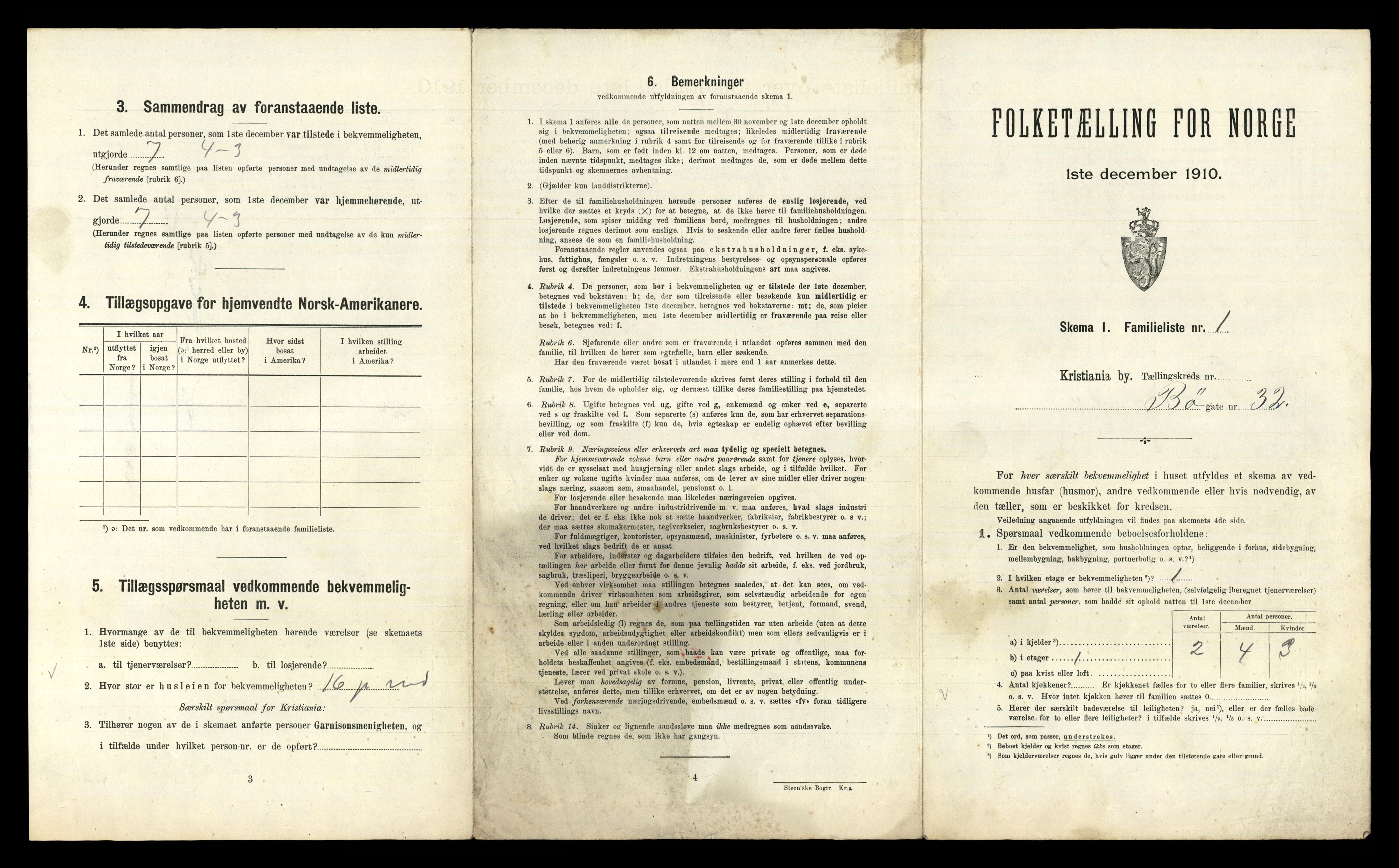 RA, 1910 census for Kristiania, 1910, p. 11989