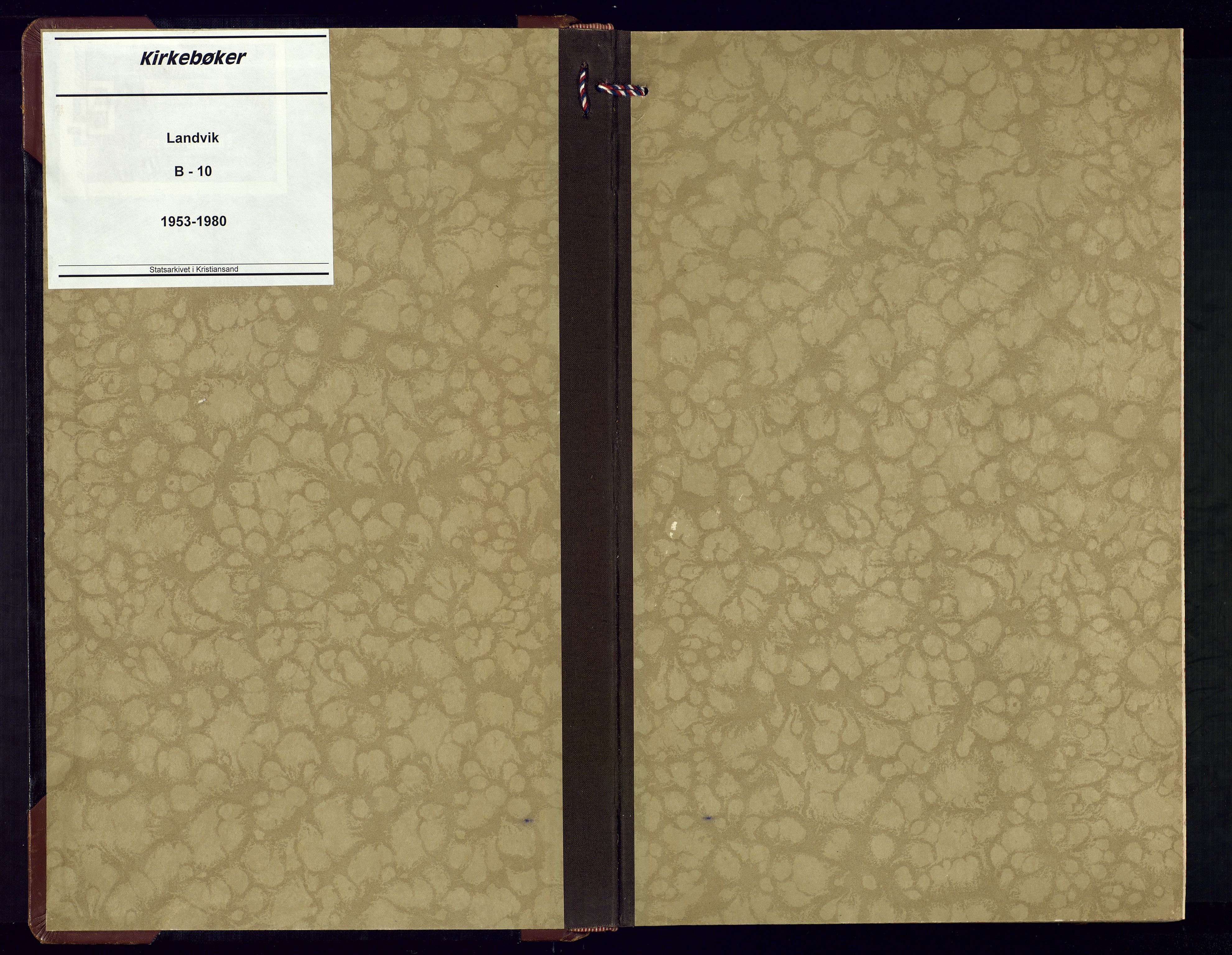 Hommedal sokneprestkontor, AV/SAK-1111-0023/F/Fb/Fbb/L0010: Parish register (copy) no. B-10, 1953-1980