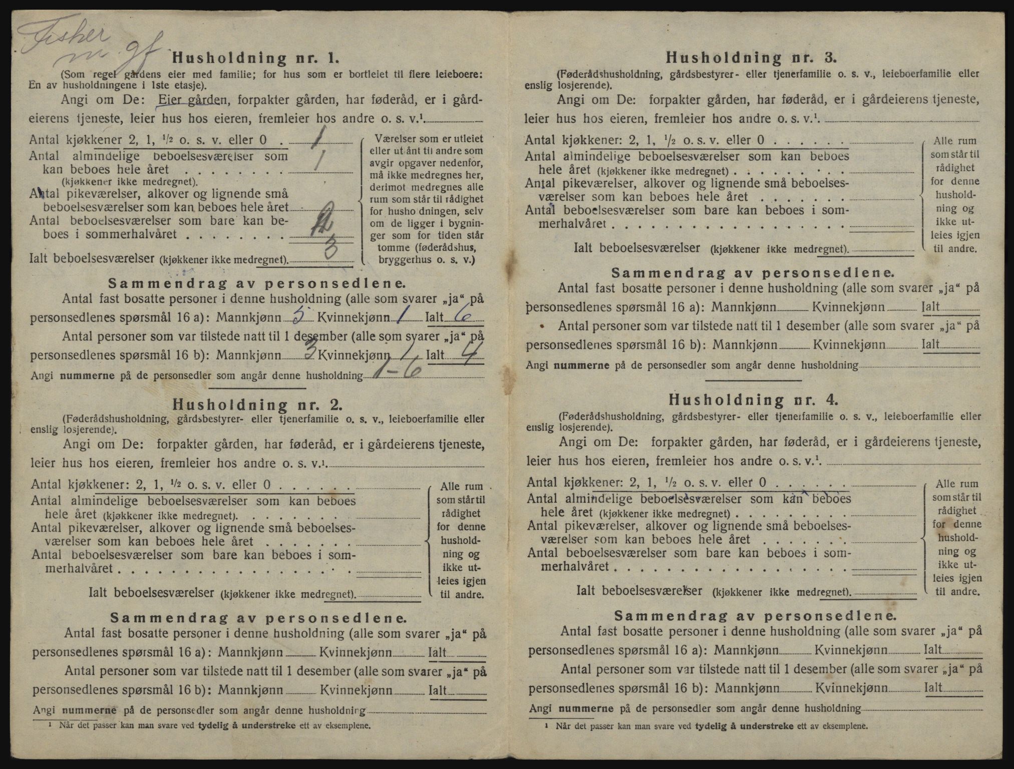 SATØ, 1920 census for Sørfjord, 1920, p. 286