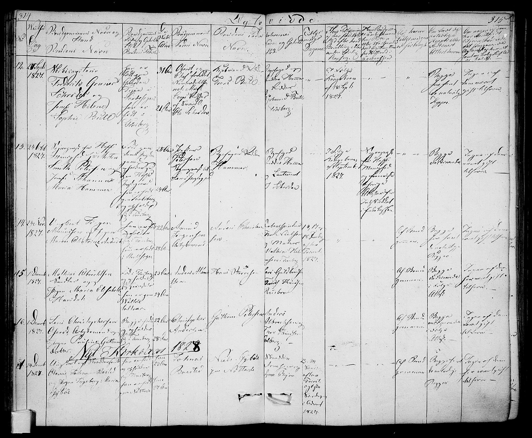 Tønsberg kirkebøker, SAKO/A-330/F/Fa/L0005: Parish register (official) no. I 5, 1827-1836, p. 314-315