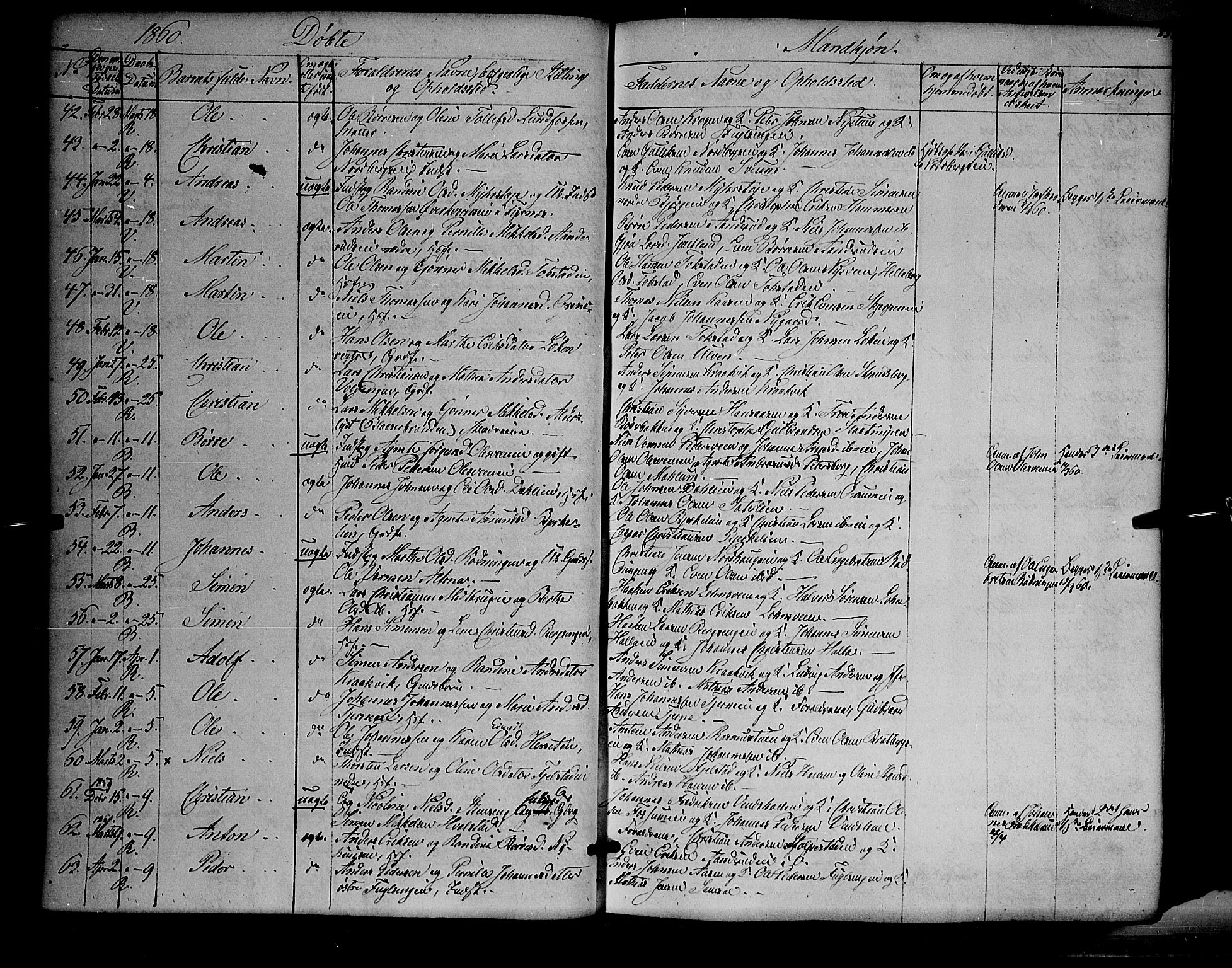 Ringsaker prestekontor, SAH/PREST-014/K/Ka/L0009: Parish register (official) no. 9, 1850-1860, p. 85