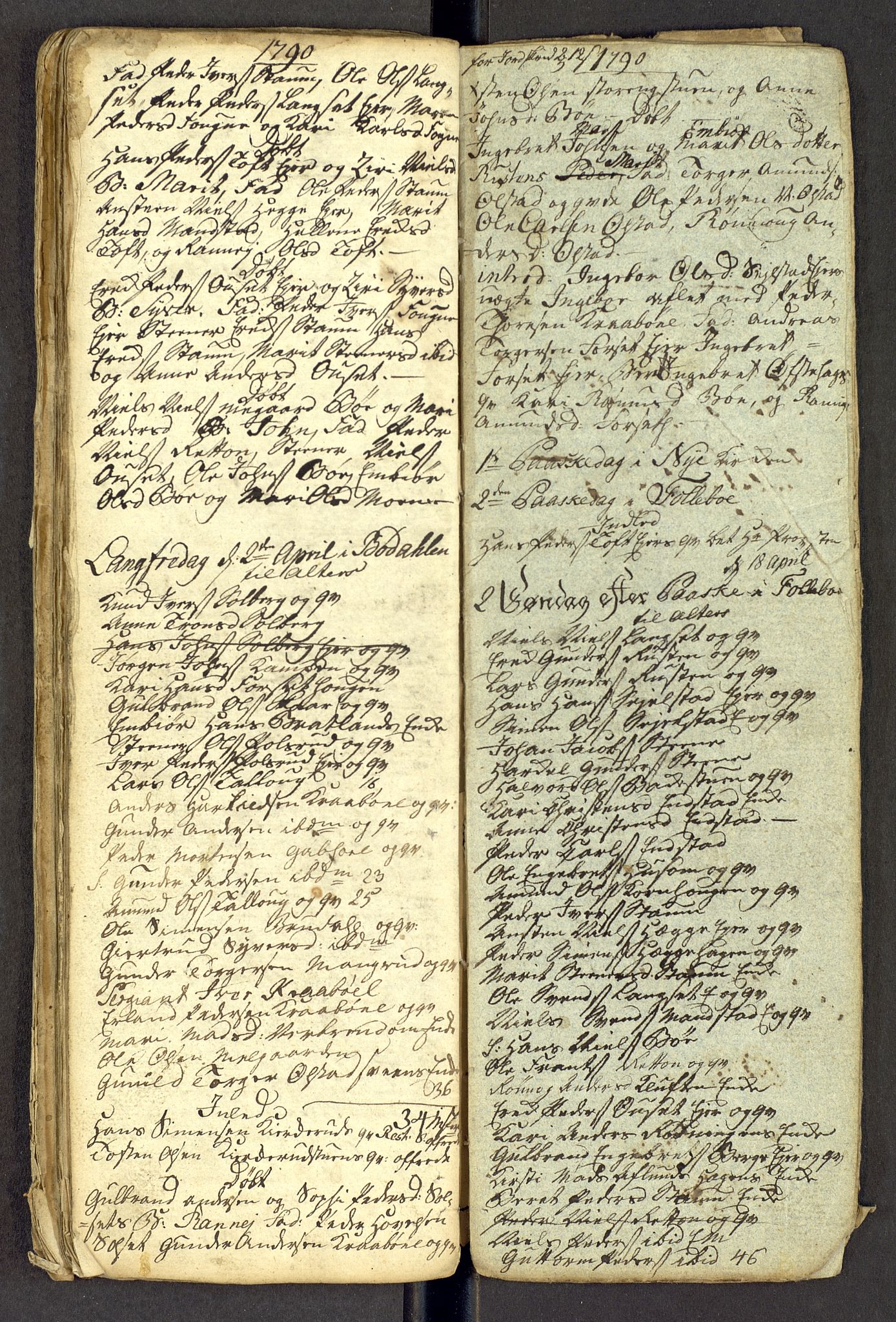 Gausdal prestekontor, AV/SAH-PREST-090/H/Ha: Parish register draft no. -, 1786-1793