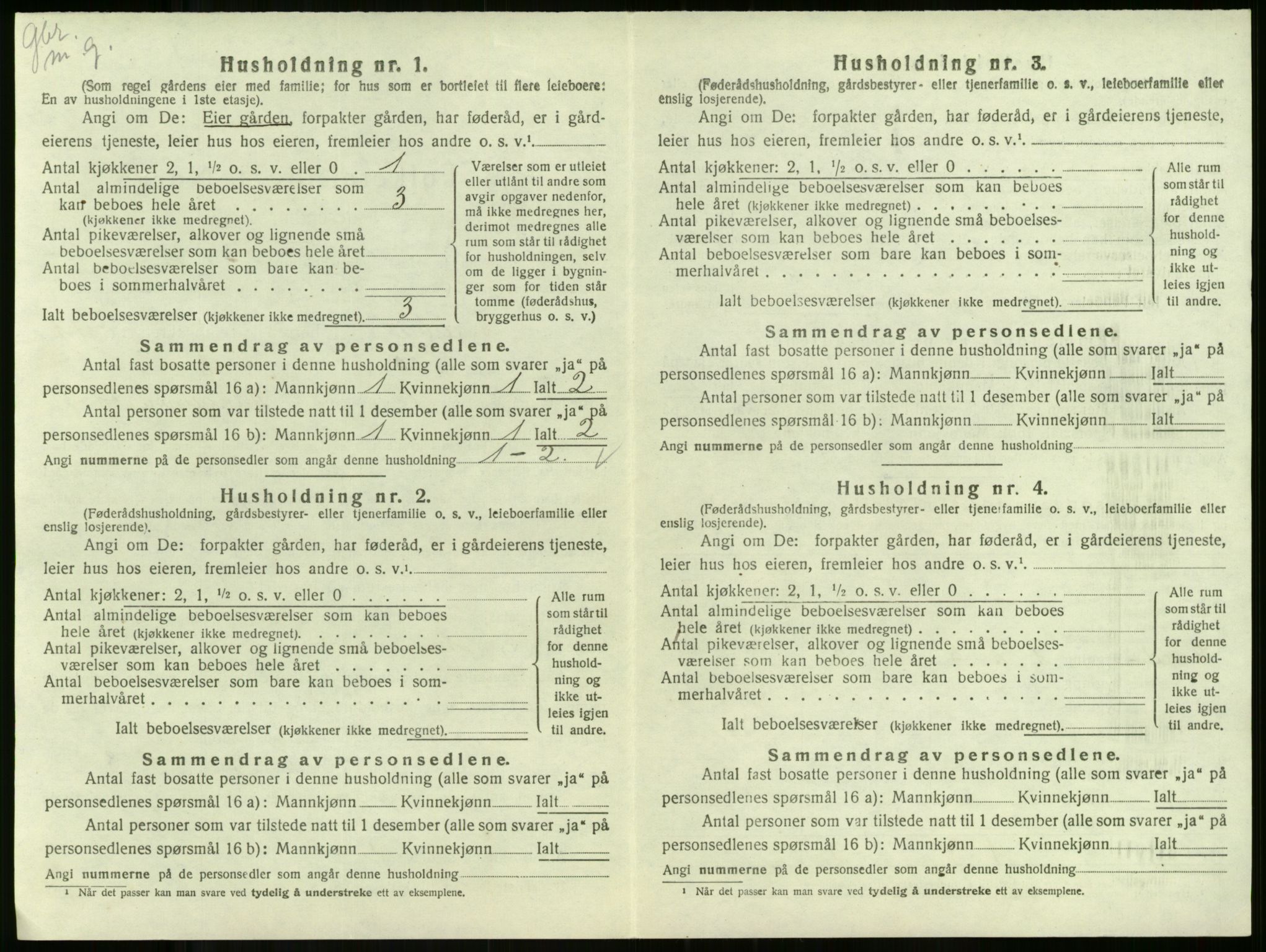 SAKO, 1920 census for Andebu, 1920, p. 594