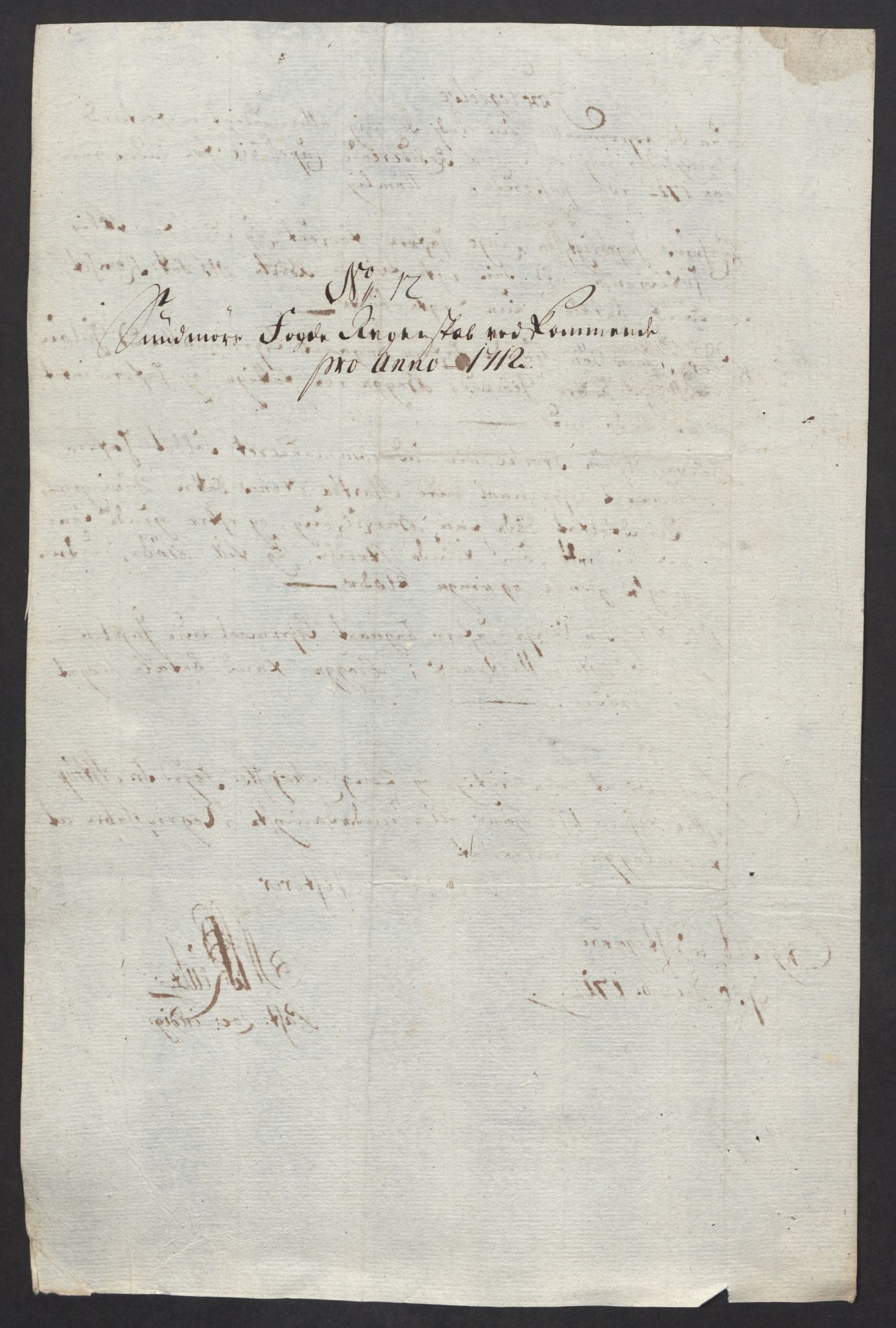 Rentekammeret inntil 1814, Reviderte regnskaper, Fogderegnskap, AV/RA-EA-4092/R54/L3565: Fogderegnskap Sunnmøre, 1712-1713, p. 141