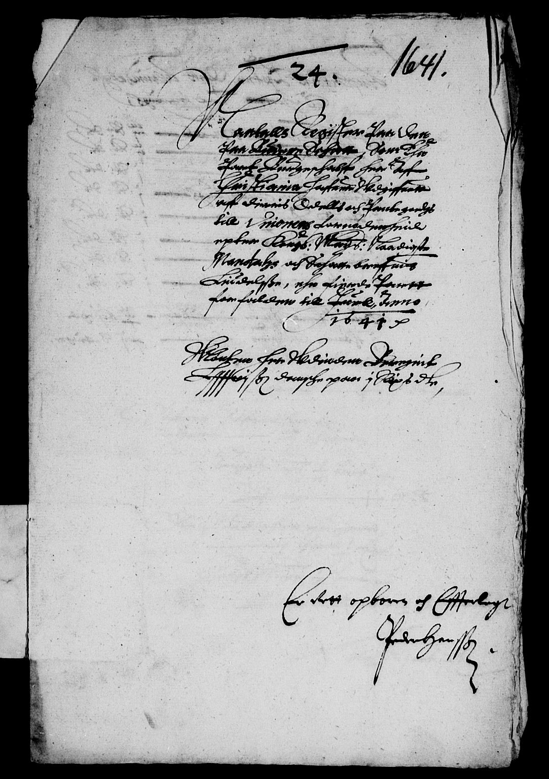 Rentekammeret inntil 1814, Reviderte regnskaper, Lensregnskaper, AV/RA-EA-5023/R/Rb/Rba/L0159: Akershus len, 1641-1642