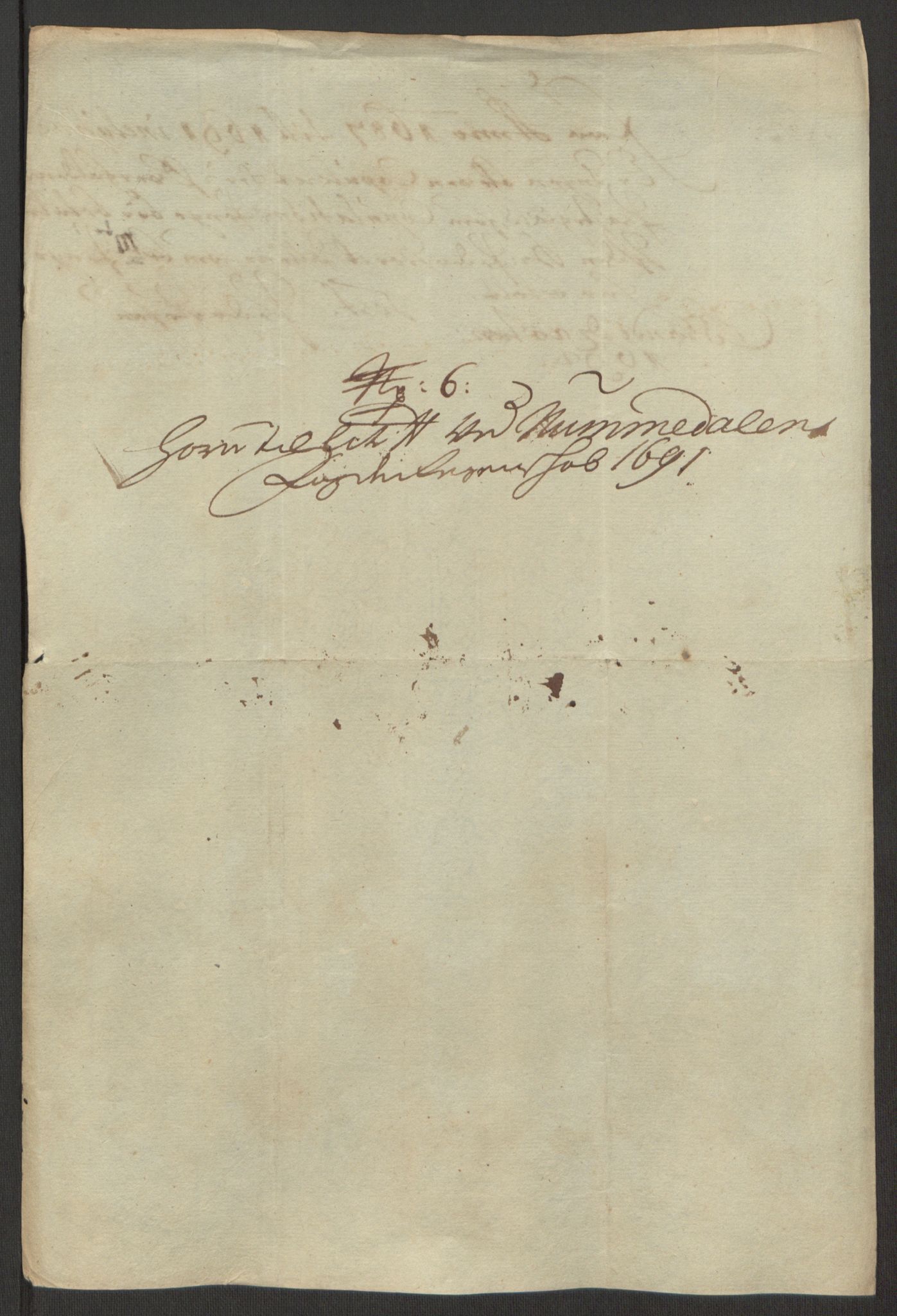 Rentekammeret inntil 1814, Reviderte regnskaper, Fogderegnskap, RA/EA-4092/R64/L4423: Fogderegnskap Namdal, 1690-1691, p. 258