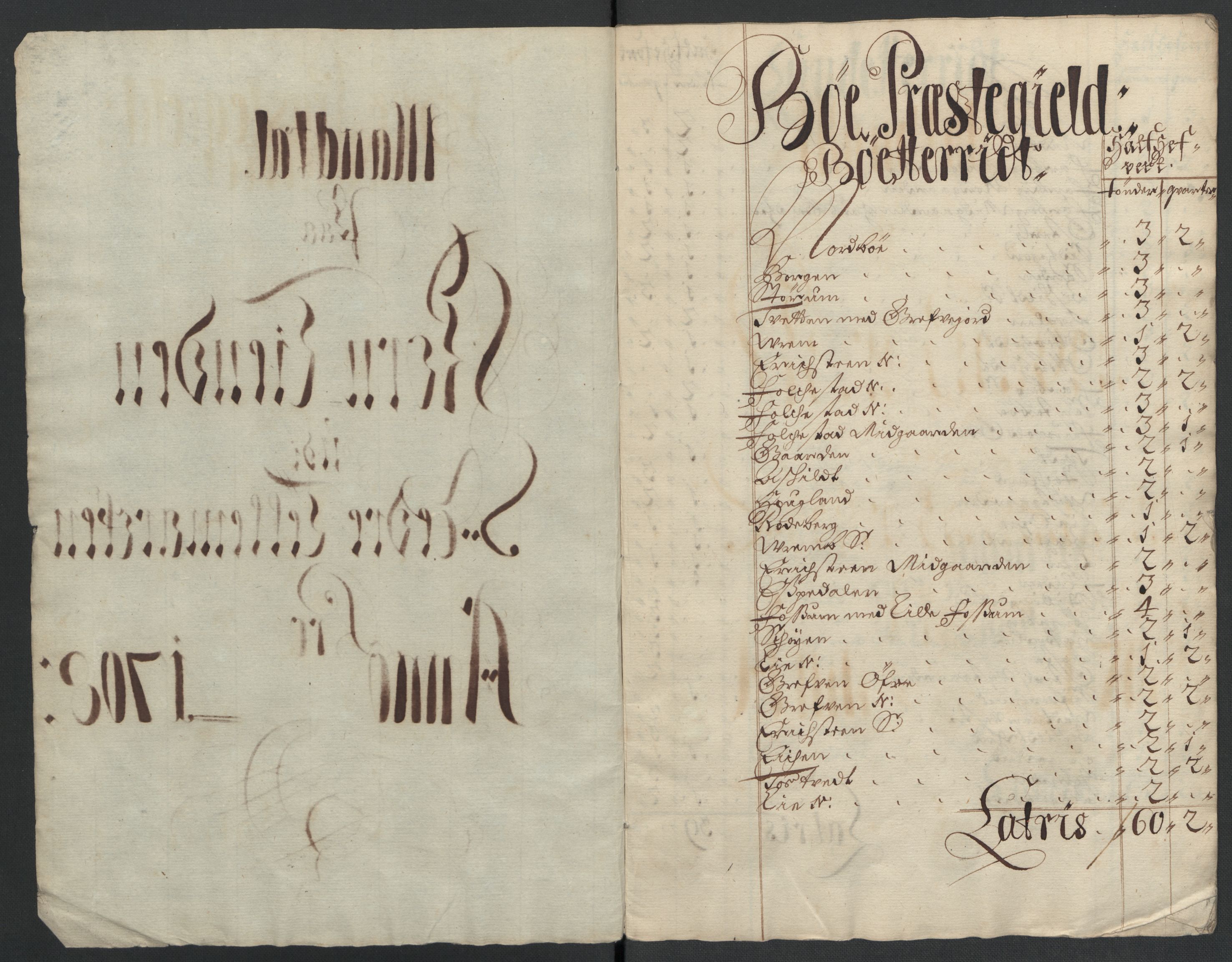 Rentekammeret inntil 1814, Reviderte regnskaper, Fogderegnskap, AV/RA-EA-4092/R36/L2118: Fogderegnskap Øvre og Nedre Telemark og Bamble, 1708-1709, p. 32