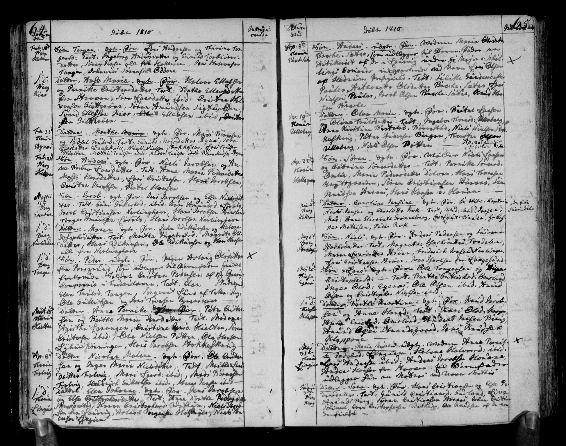 Brunlanes kirkebøker, AV/SAKO-A-342/F/Fa/L0002: Parish register (official) no. I 2, 1802-1834, p. 64-65