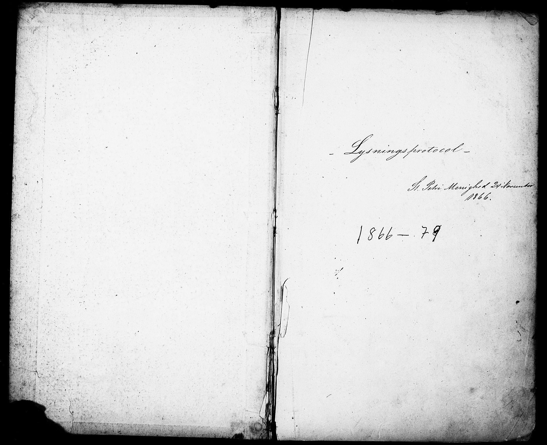 St. Petri sokneprestkontor, SAST/A-101813/001/70/705BA/L0002: Banns register no. 2, 1866-1879
