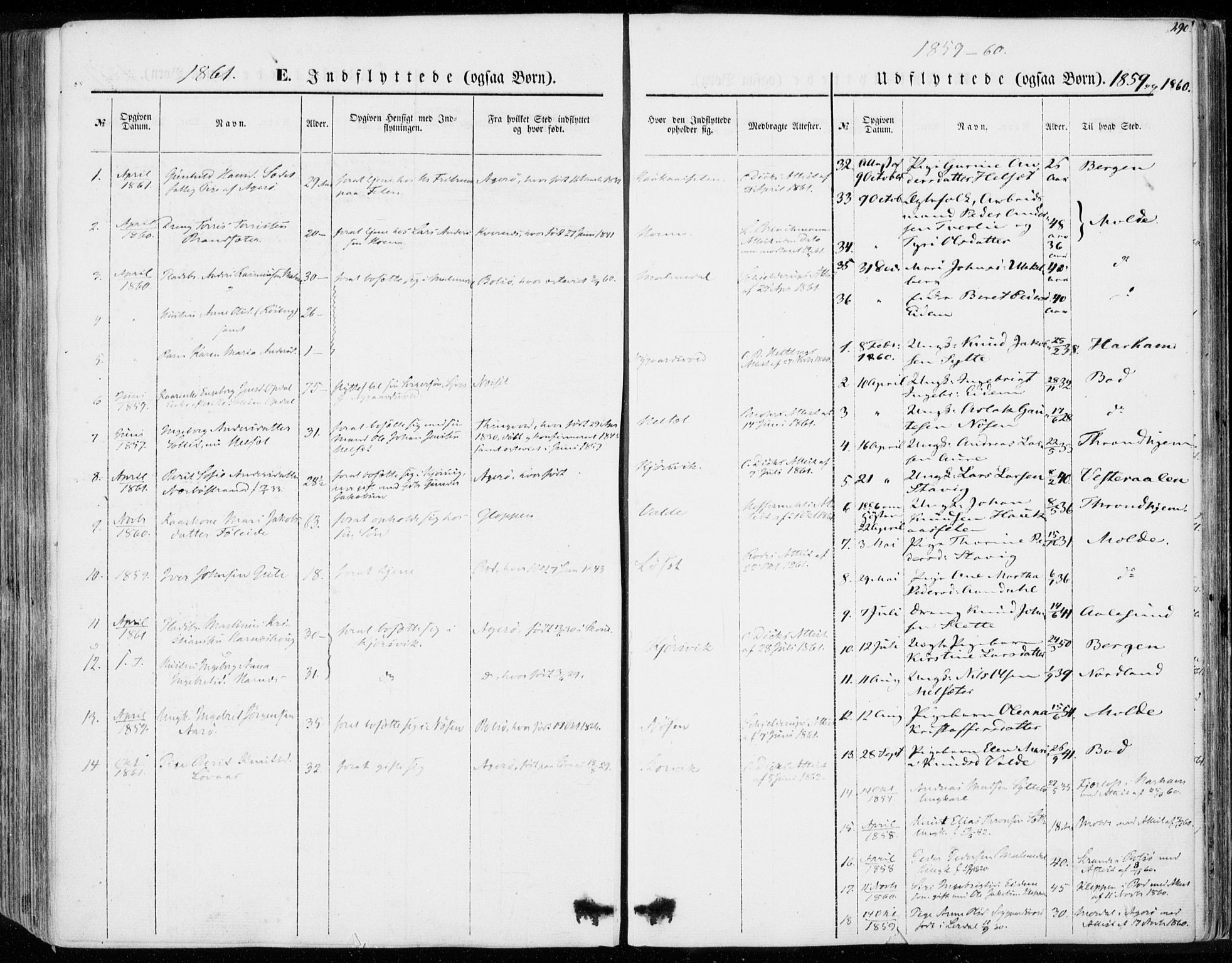 Ministerialprotokoller, klokkerbøker og fødselsregistre - Møre og Romsdal, SAT/A-1454/565/L0748: Parish register (official) no. 565A02, 1845-1872, p. 290