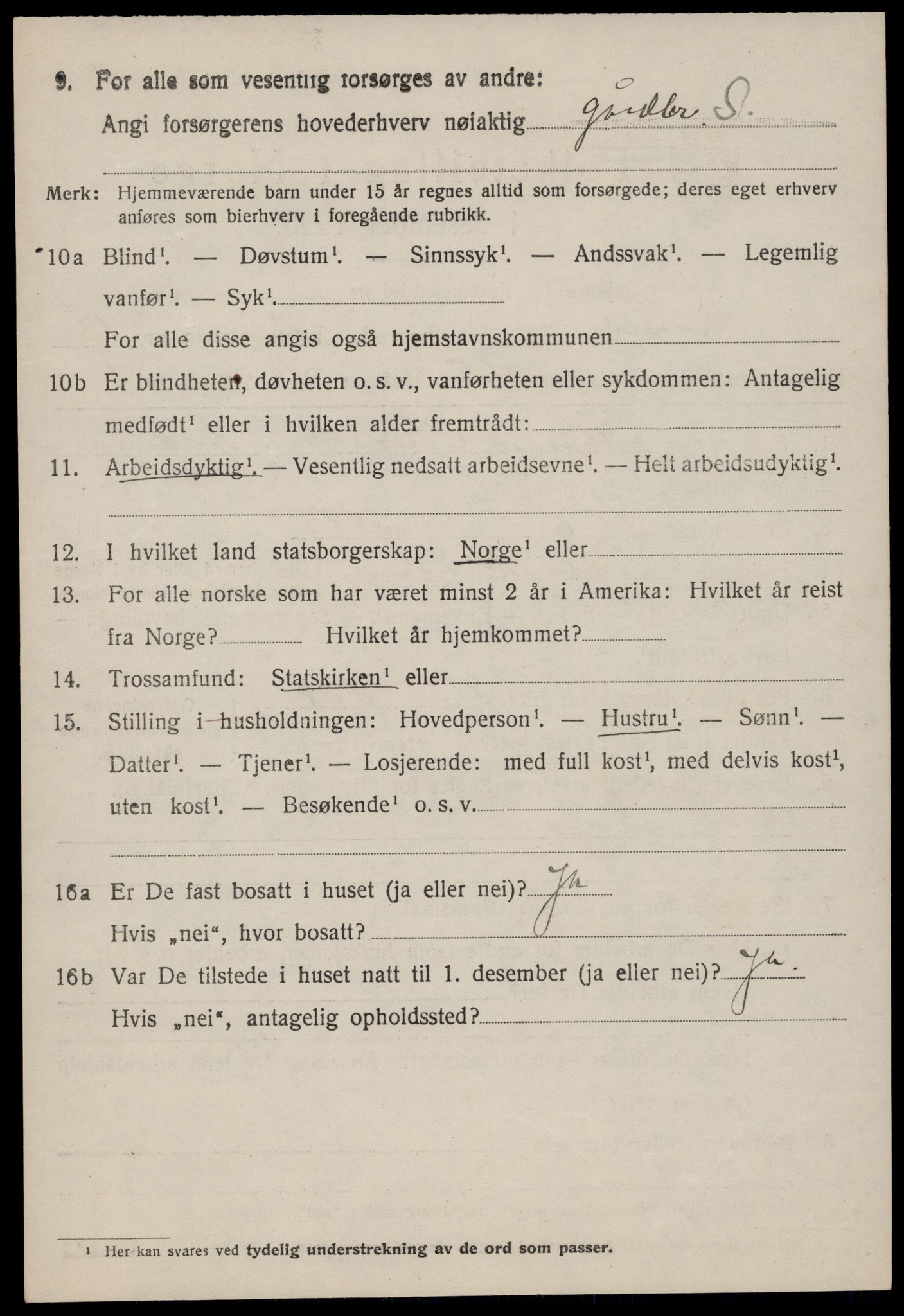 SAKO, 1920 census for Kviteseid, 1920, p. 6298