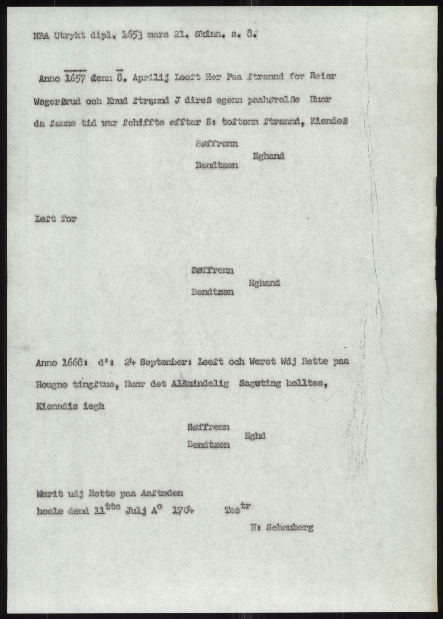 Samlinger til kildeutgivelse, Diplomavskriftsamlingen, AV/RA-EA-4053/H/Ha, p. 2438