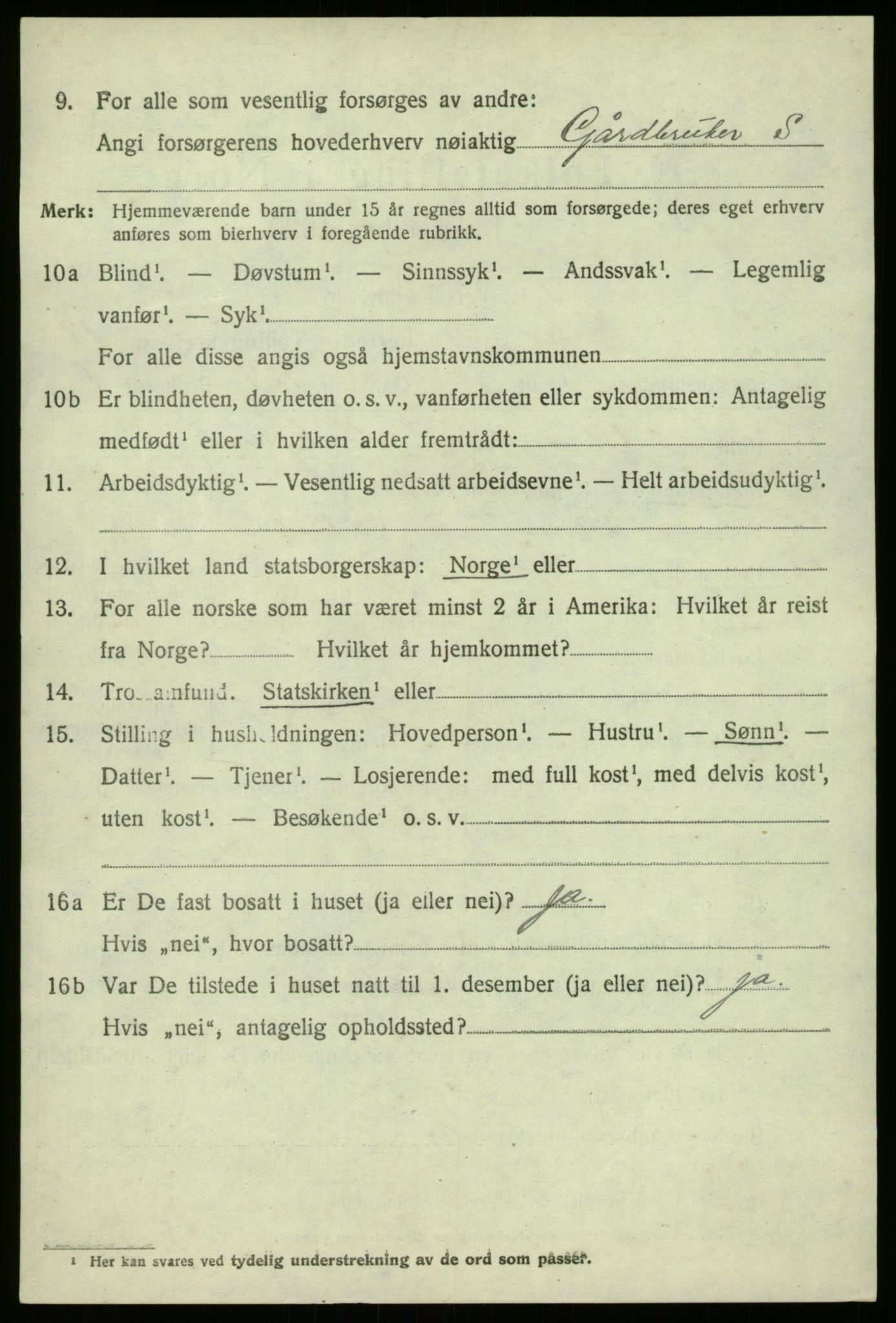 SAB, 1920 census for Fjaler, 1920, p. 8886