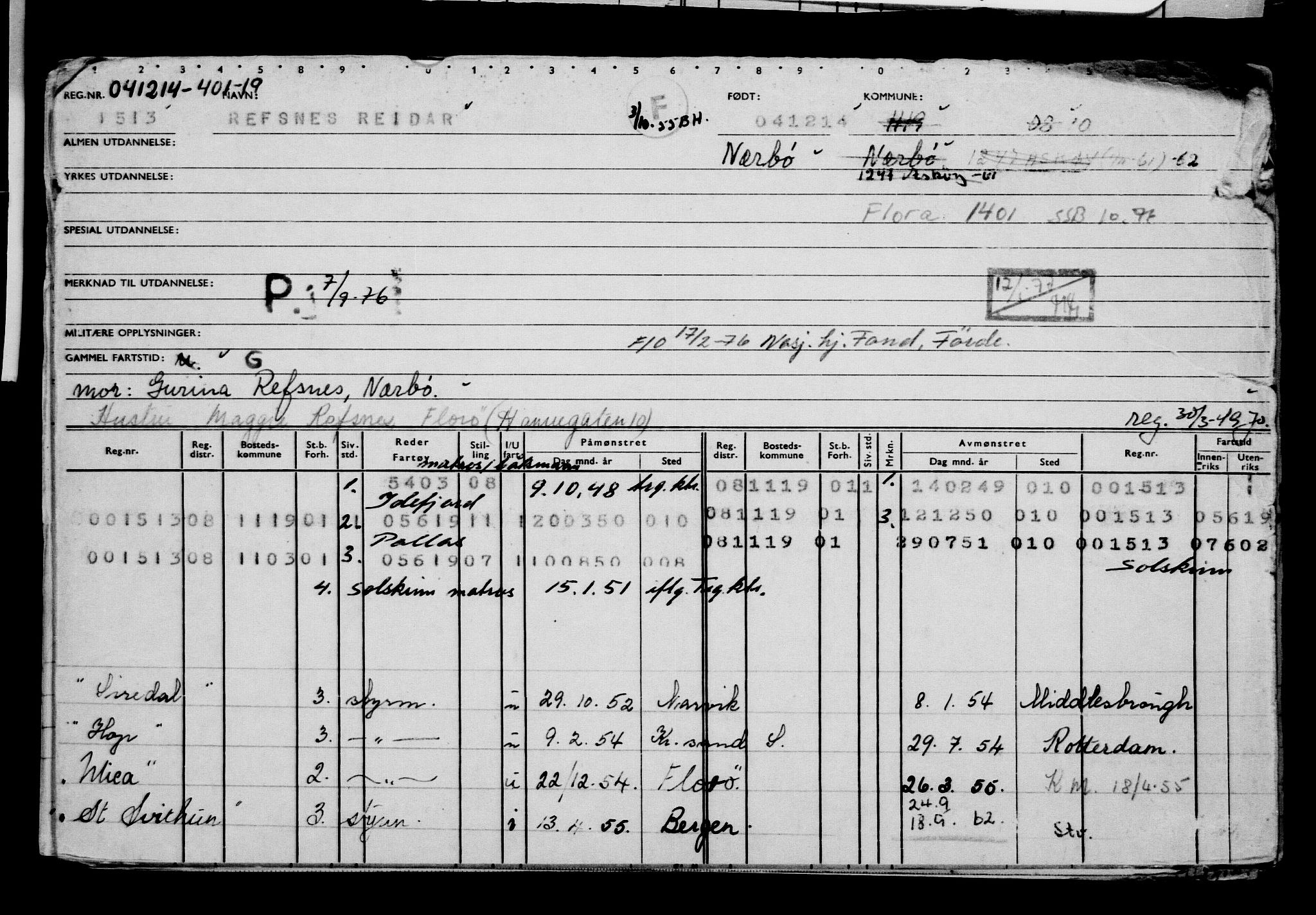 Direktoratet for sjømenn, AV/RA-S-3545/G/Gb/L0125: Hovedkort, 1914, p. 542