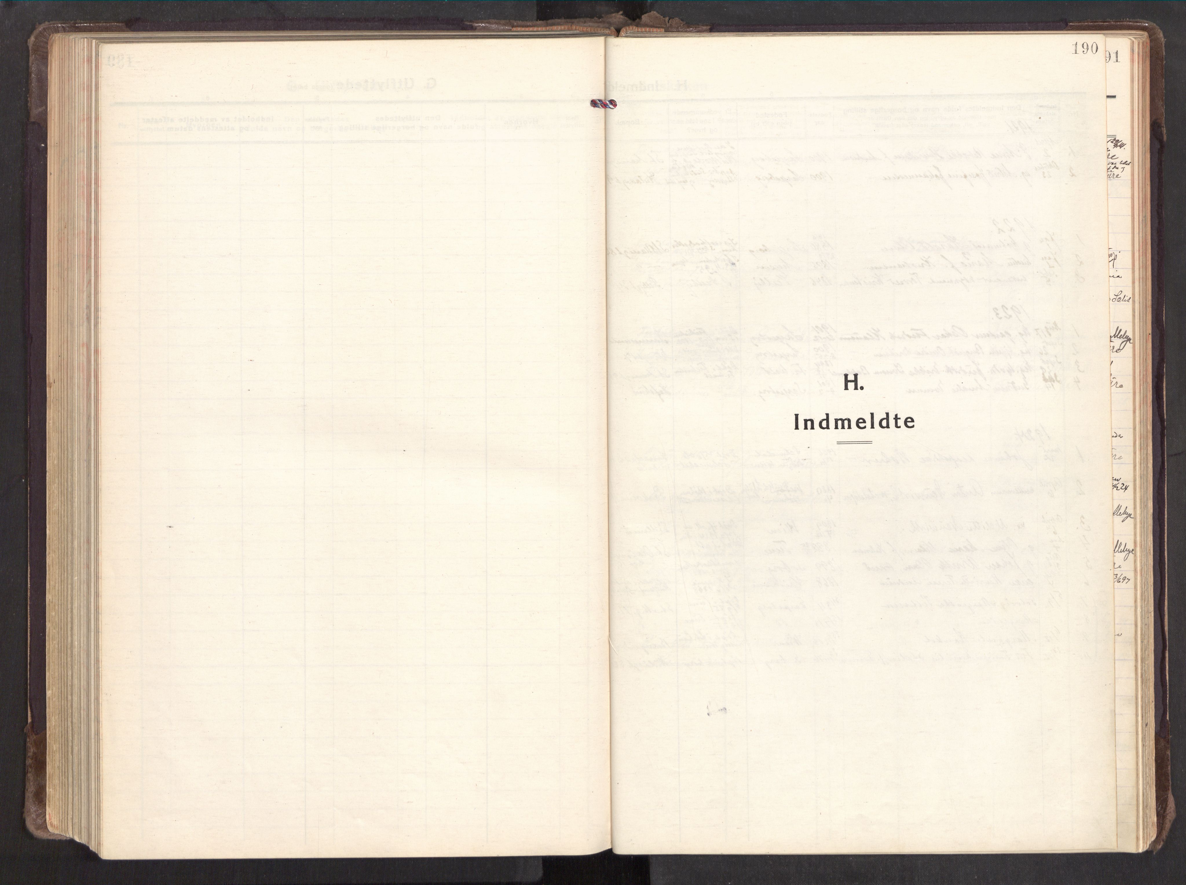 Sarpsborg prestekontor Kirkebøker, AV/SAO-A-2006/F/Fa/L0009: Parish register (official) no. 9, 1919-1931, p. 190