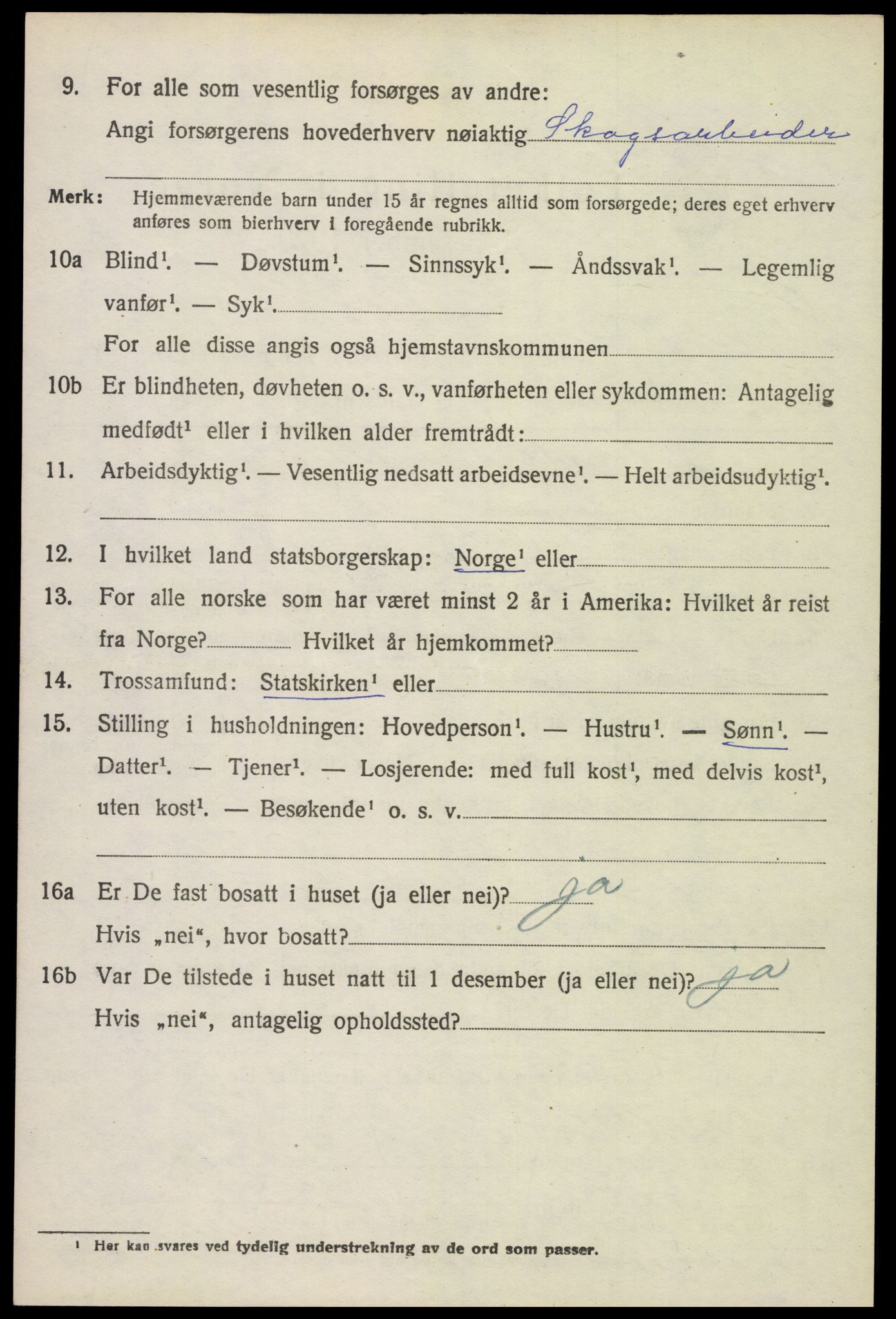 SAH, 1920 census for Sør-Odal, 1920, p. 10436