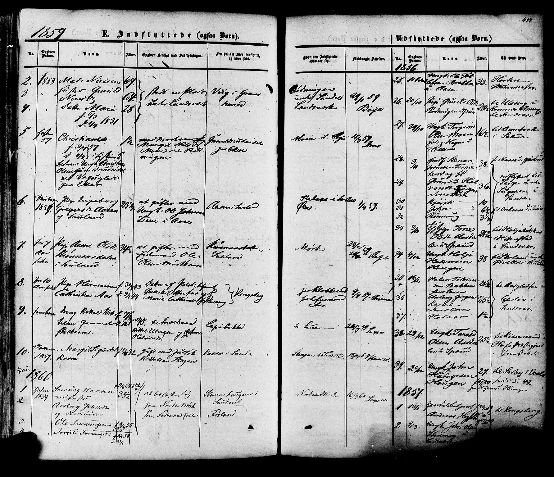 Heddal kirkebøker, AV/SAKO-A-268/F/Fa/L0007: Parish register (official) no. I 7, 1855-1877, p. 437