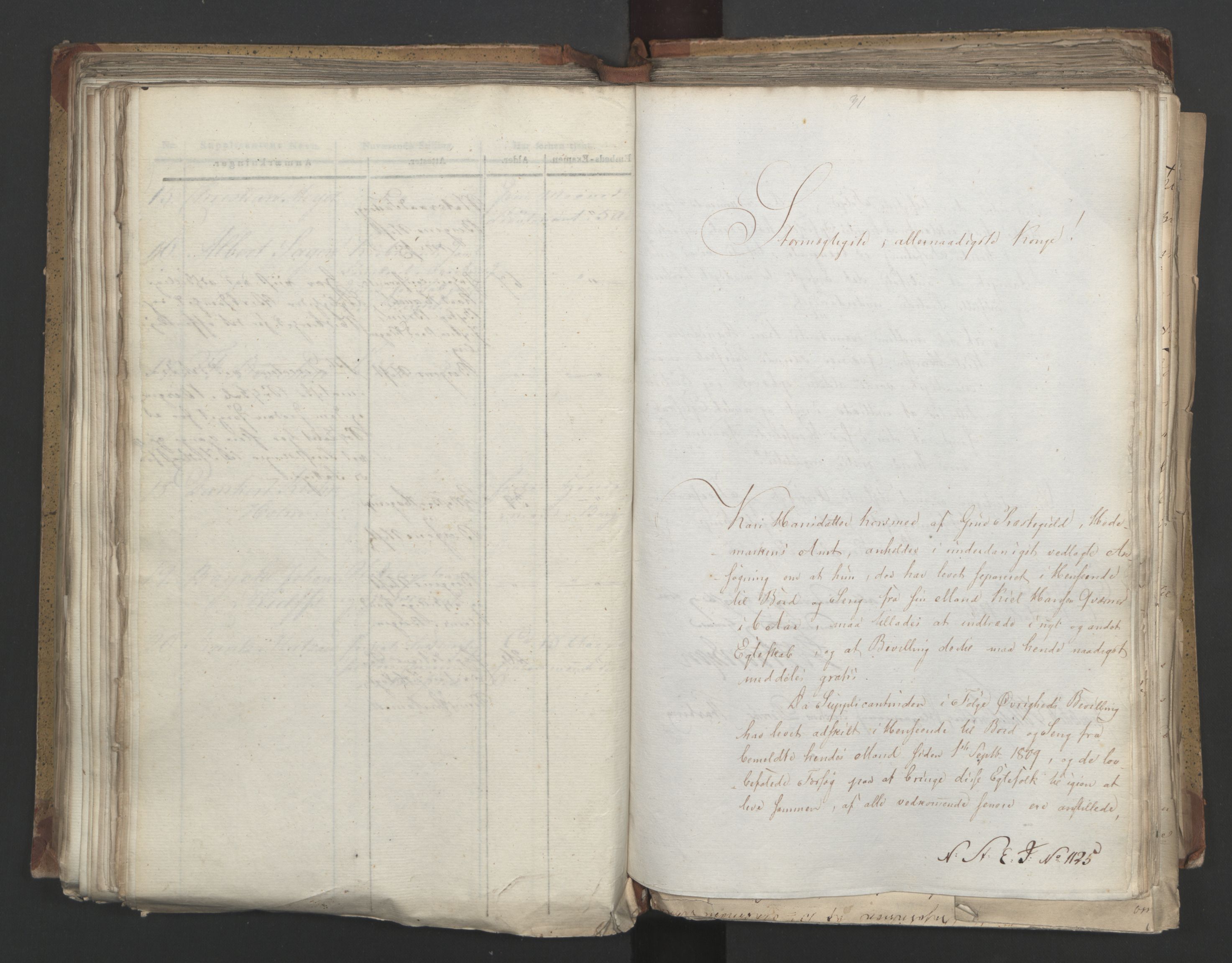 Statsrådsavdelingen i Stockholm, RA/S-1003/D/Da/L0005: Regjeringsinnstillinger nr. 1000-1246, 1816, p. 280