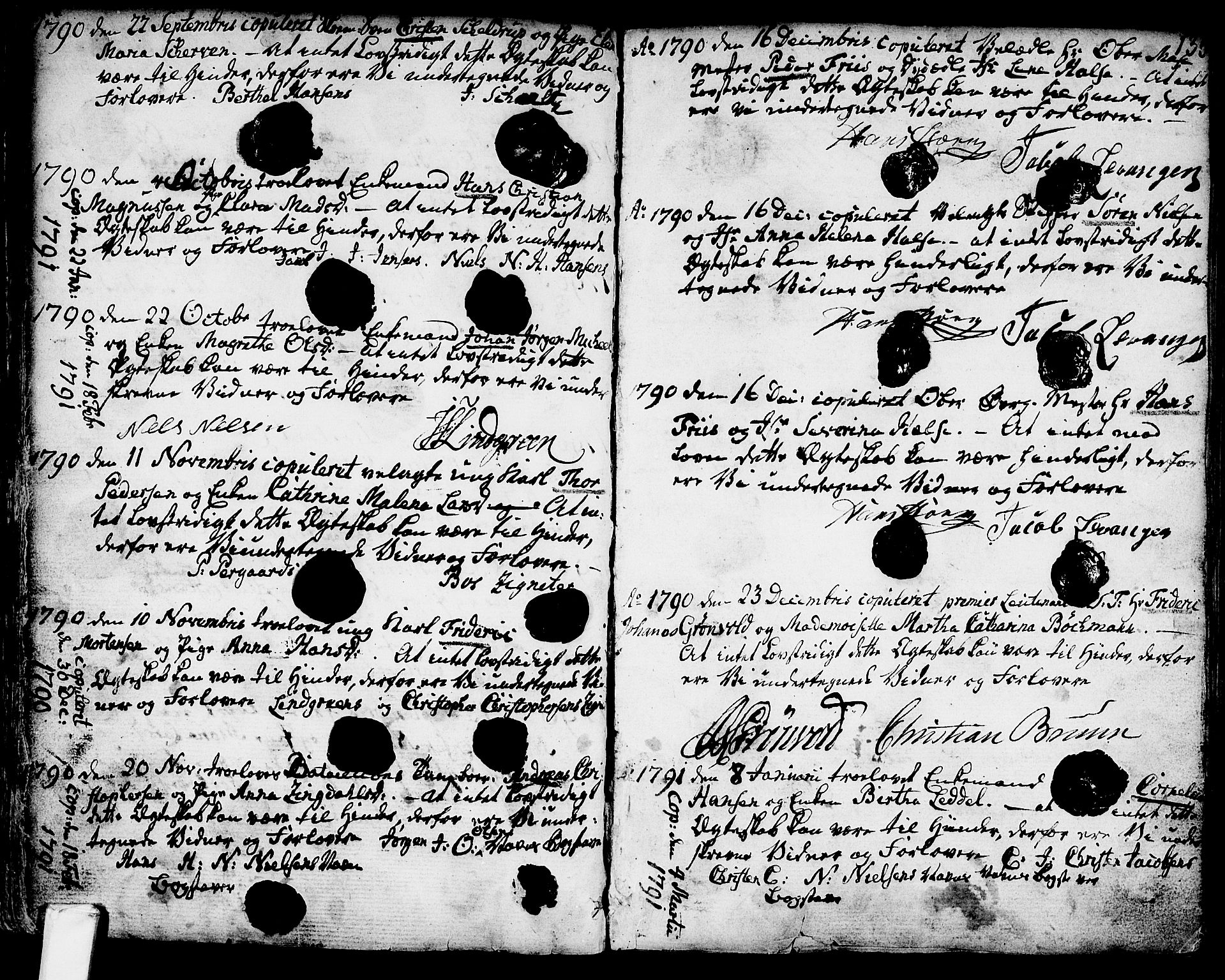 Larvik kirkebøker, SAKO/A-352/G/Ga/L0001: Parish register (copy) no. I 1, 1785-1807, p. 130