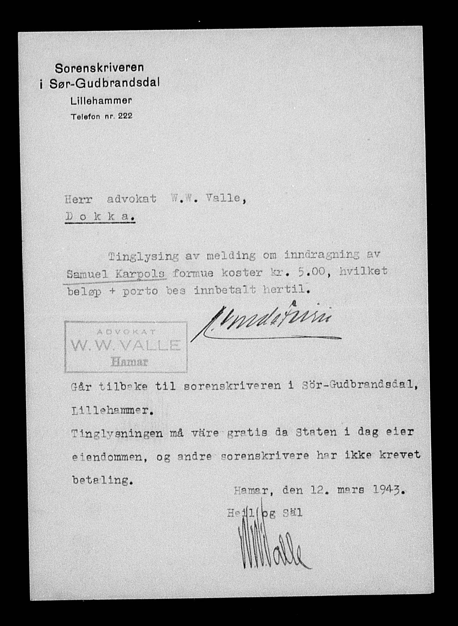 Justisdepartementet, Tilbakeføringskontoret for inndratte formuer, AV/RA-S-1564/H/Hc/Hcc/L0949: --, 1945-1947, p. 672