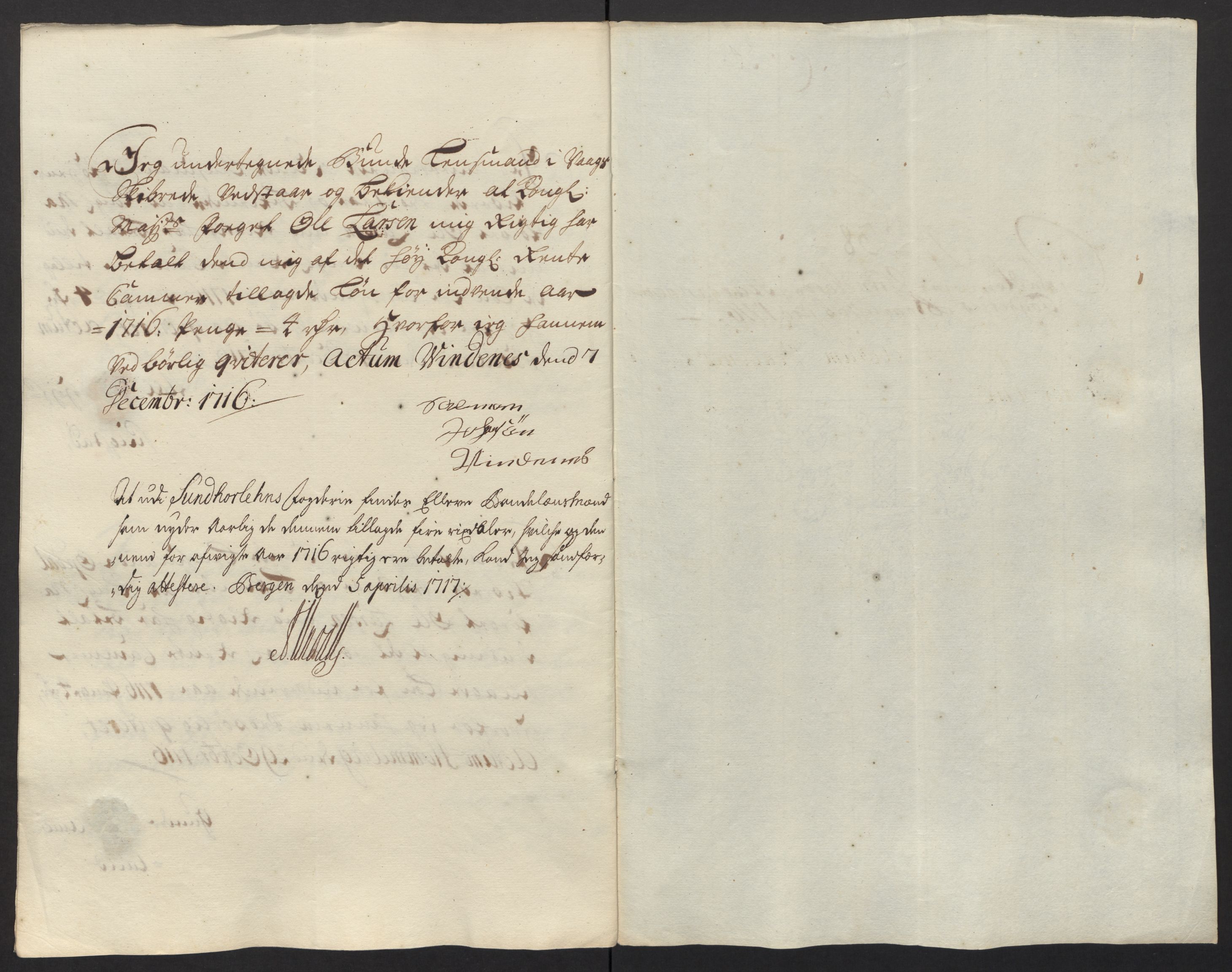 Rentekammeret inntil 1814, Reviderte regnskaper, Fogderegnskap, AV/RA-EA-4092/R48/L2992: Fogderegnskap Sunnhordland og Hardanger, 1716, p. 169