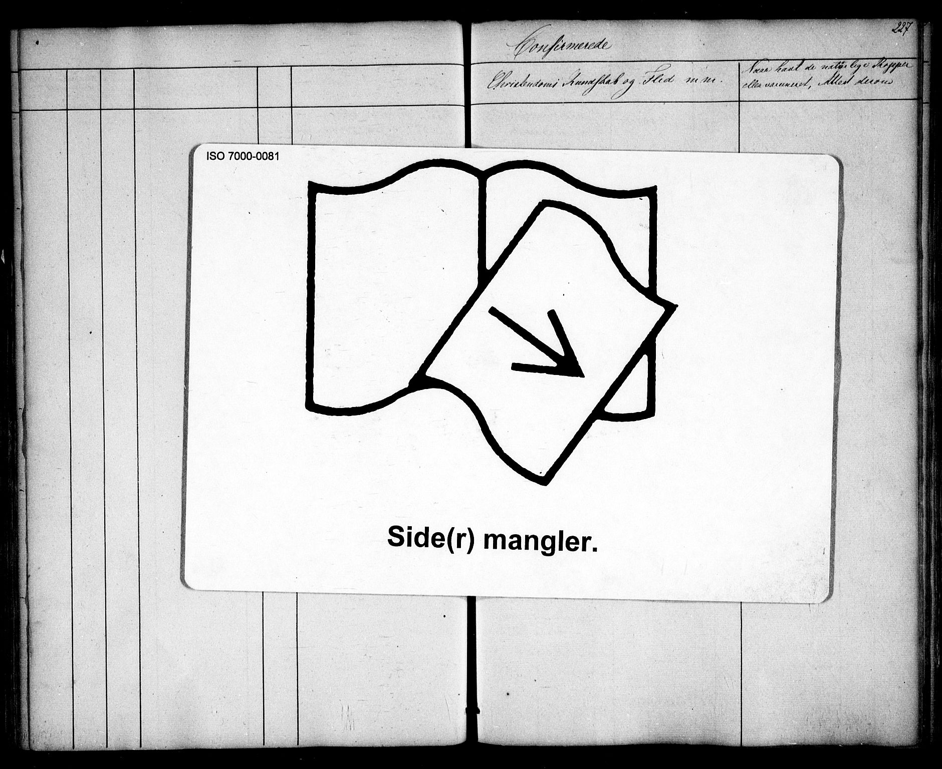 Hobøl prestekontor Kirkebøker, AV/SAO-A-2002/F/Fa/L0003: Parish register (official) no. I 3, 1842-1864, p. 227