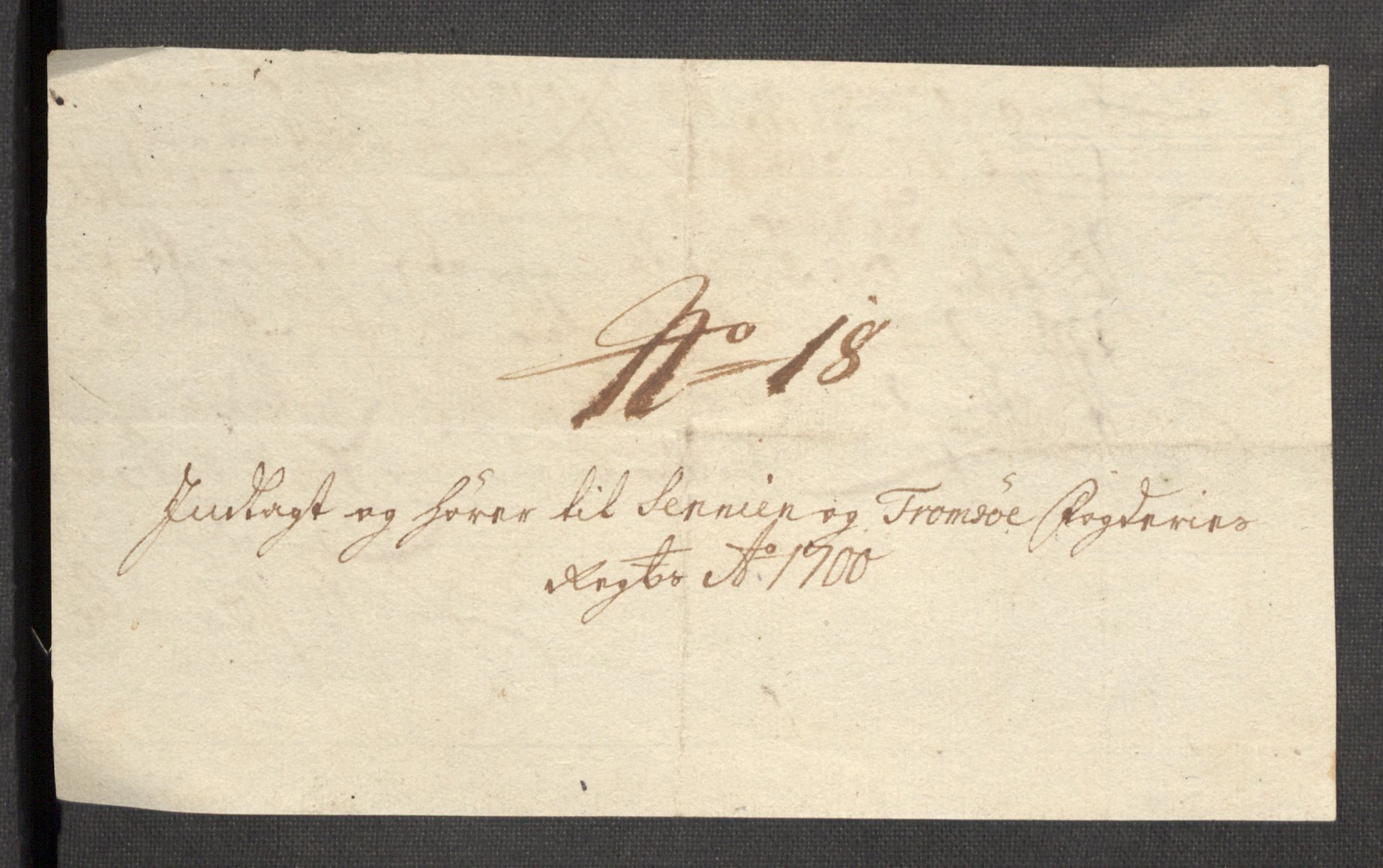 Rentekammeret inntil 1814, Reviderte regnskaper, Fogderegnskap, AV/RA-EA-4092/R68/L4755: Fogderegnskap Senja og Troms, 1700-1704, p. 92