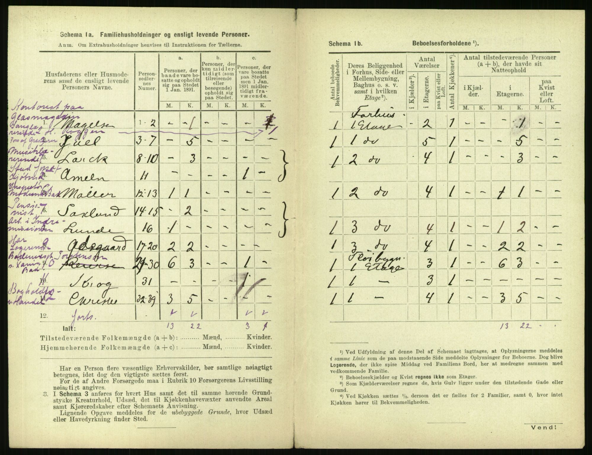 RA, 1891 census for 0301 Kristiania, 1891, p. 41264